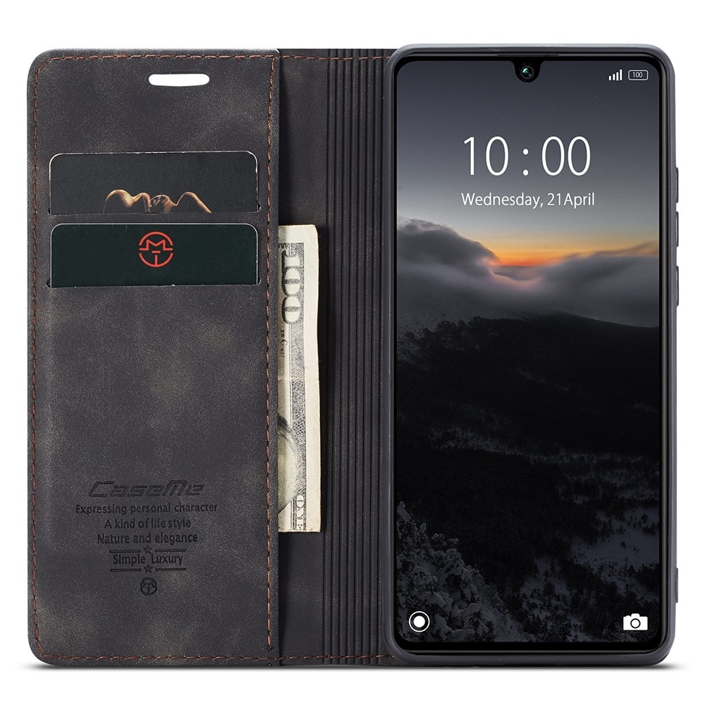 Slim Plånboksfodral Xiaomi Redmi 13C Svart
