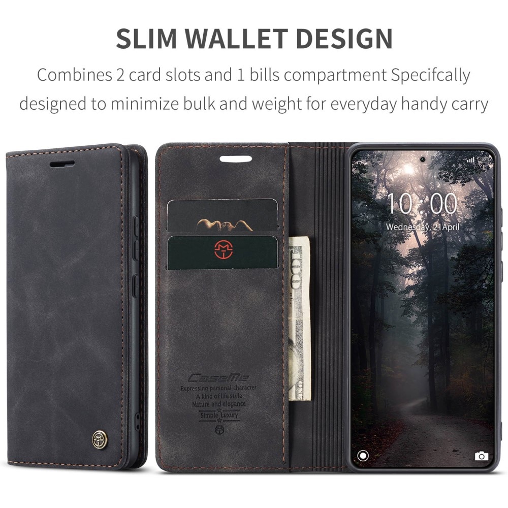 Slim Plånboksfodral Xiaomi 14 svart