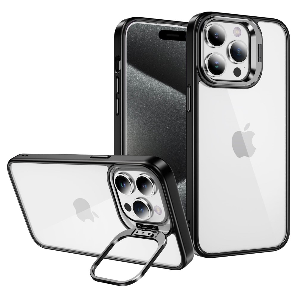 Hybridskal Kamera Kickstand iPhone 12 Pro svart