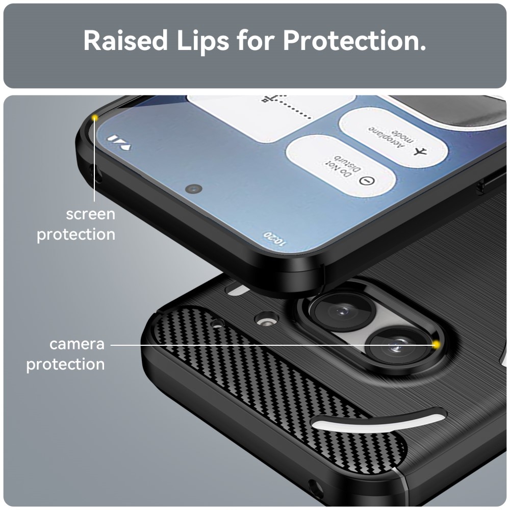 Nothing Phone 2a Skal TPU Brushed Svart