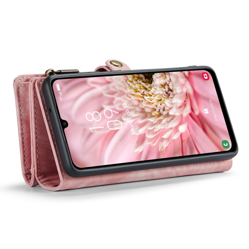 Multi-slot Plånboksfodral Samsung Galaxy A25 rosa