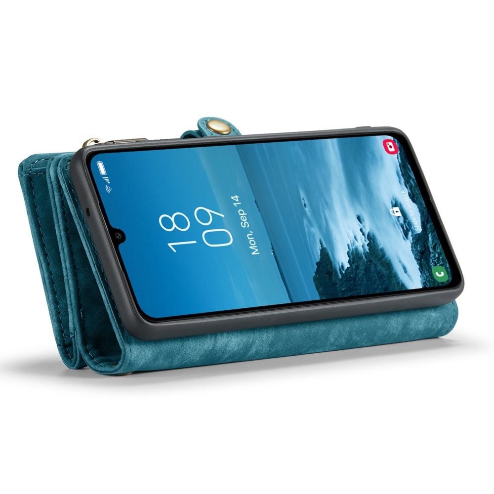 Multi-slot Plånboksfodral Samsung Galaxy A25 blå