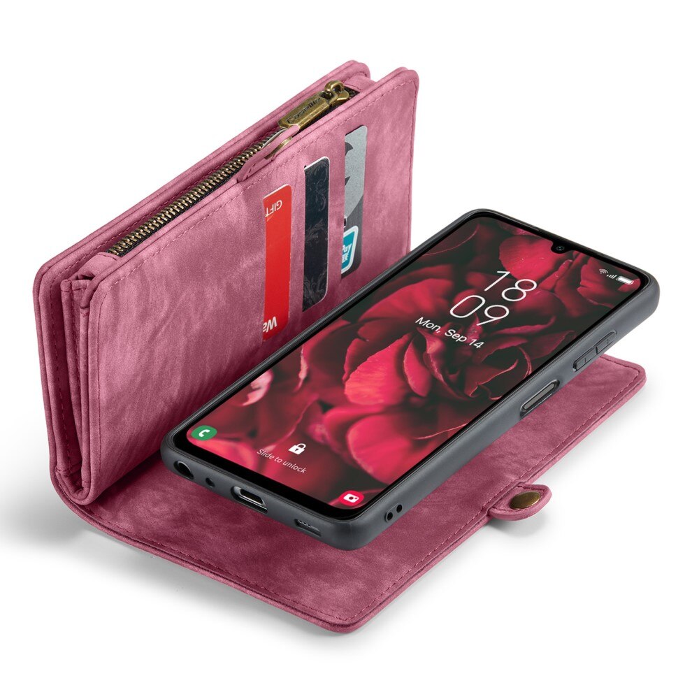 Multi-slot Plånboksfodral Samsung Galaxy A25 Röd