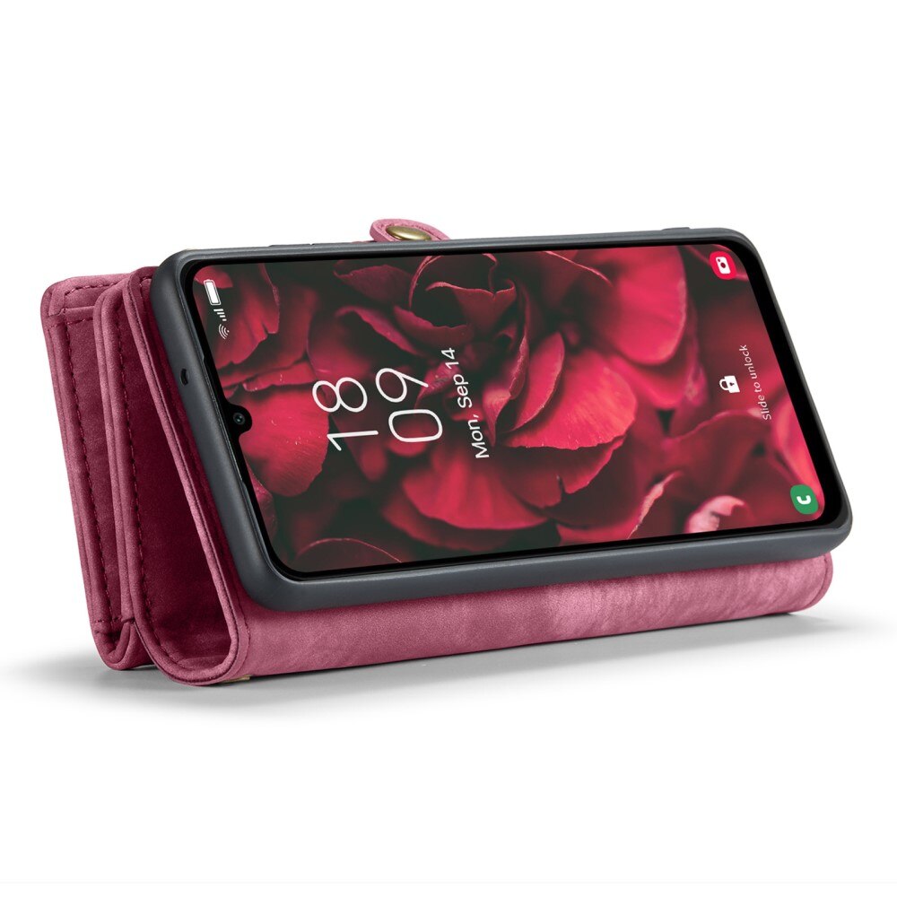 Multi-slot Plånboksfodral Samsung Galaxy A25 Röd