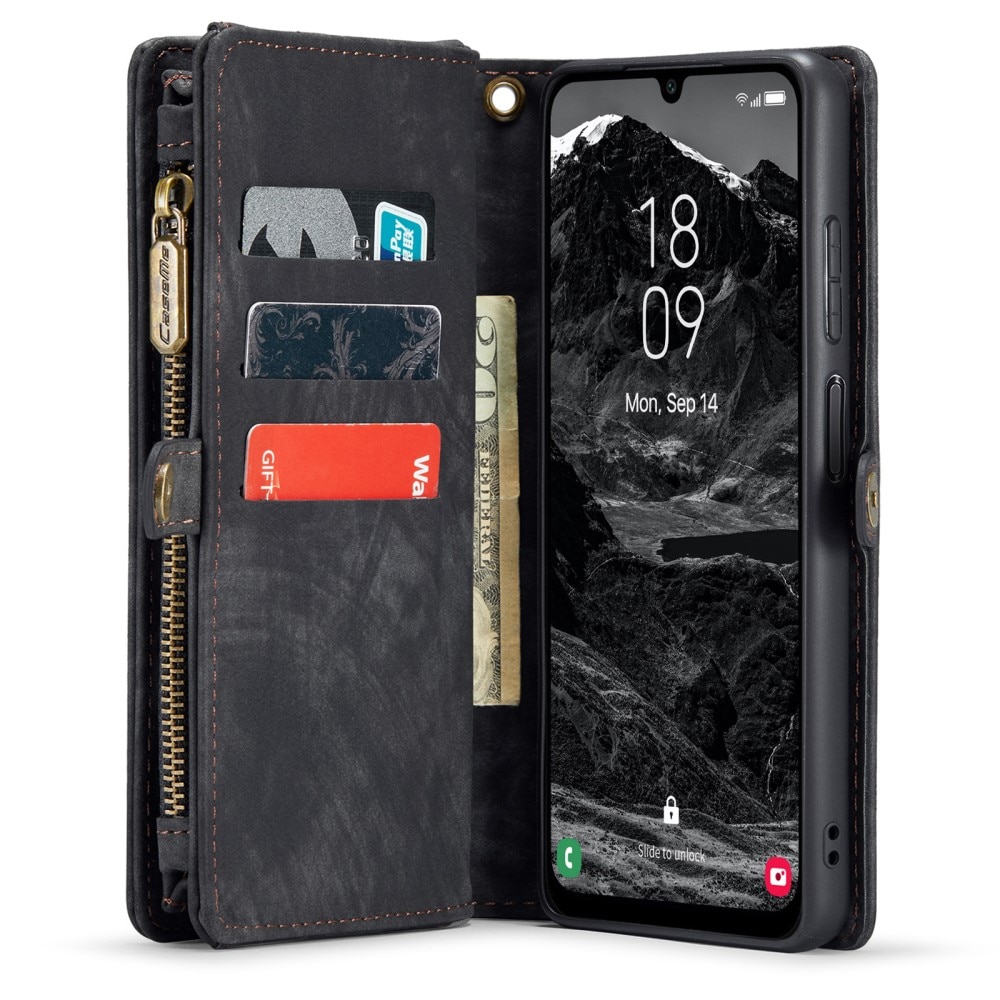 Multi-slot Plånboksfodral Samsung Galaxy A25 Grå