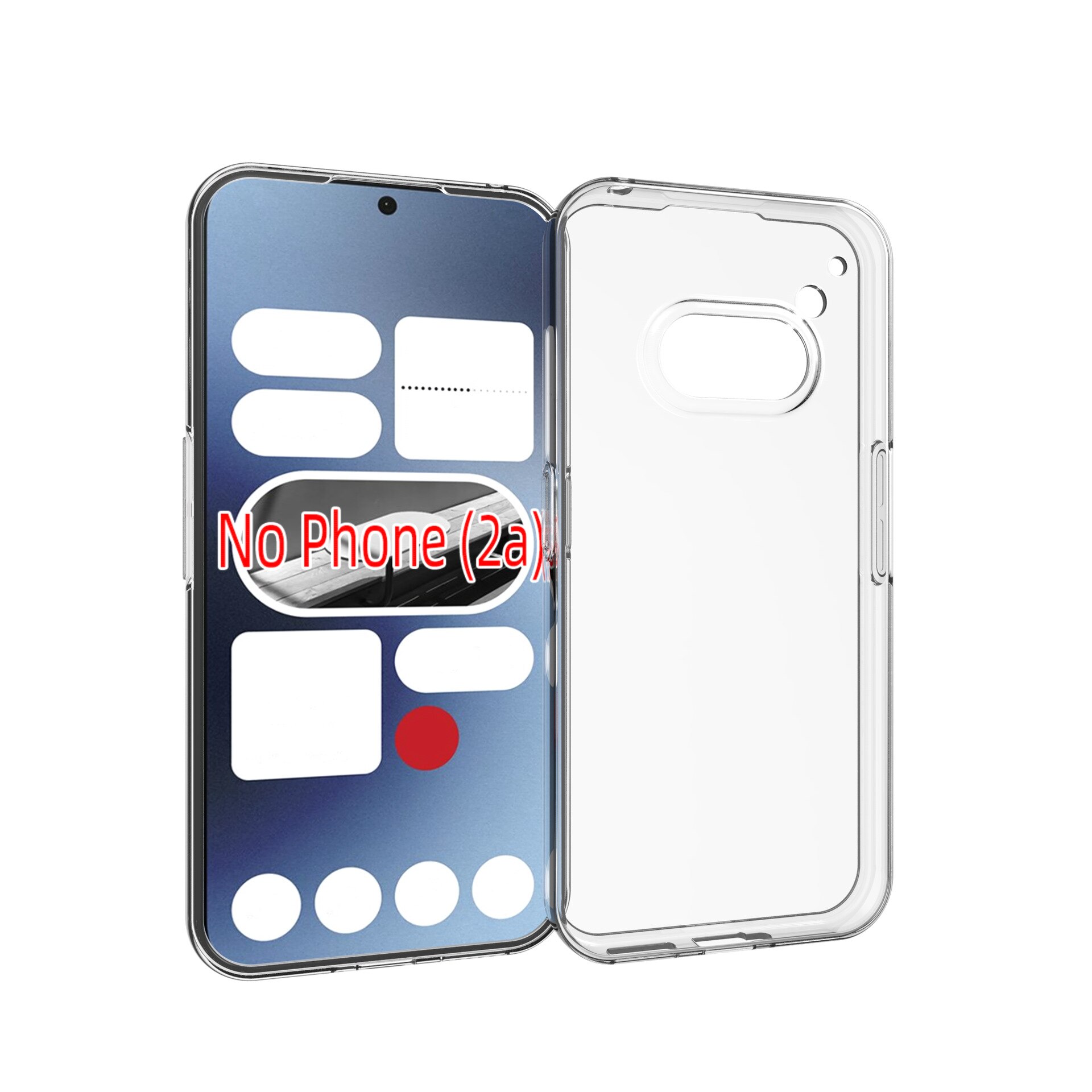 TPU Case Nothing Phone 2a Genomskinlig