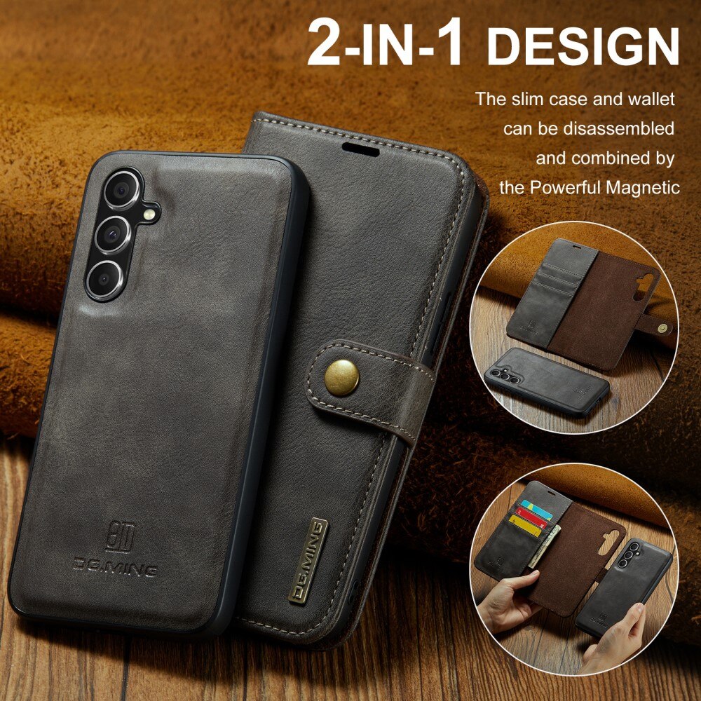 Magnet Wallet Samsung Galaxy A55 Brown