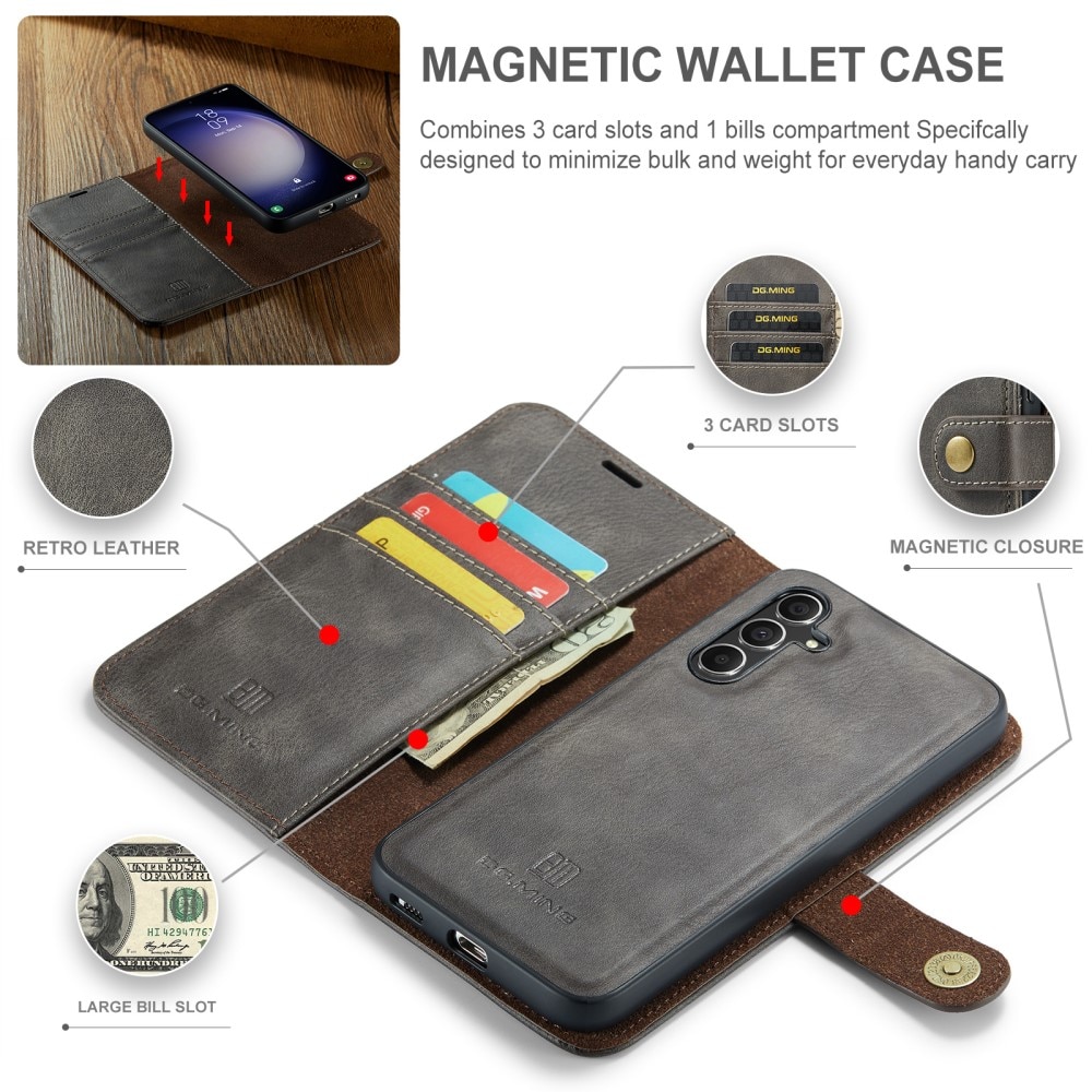 Magnet Wallet Samsung Galaxy A55 Brown