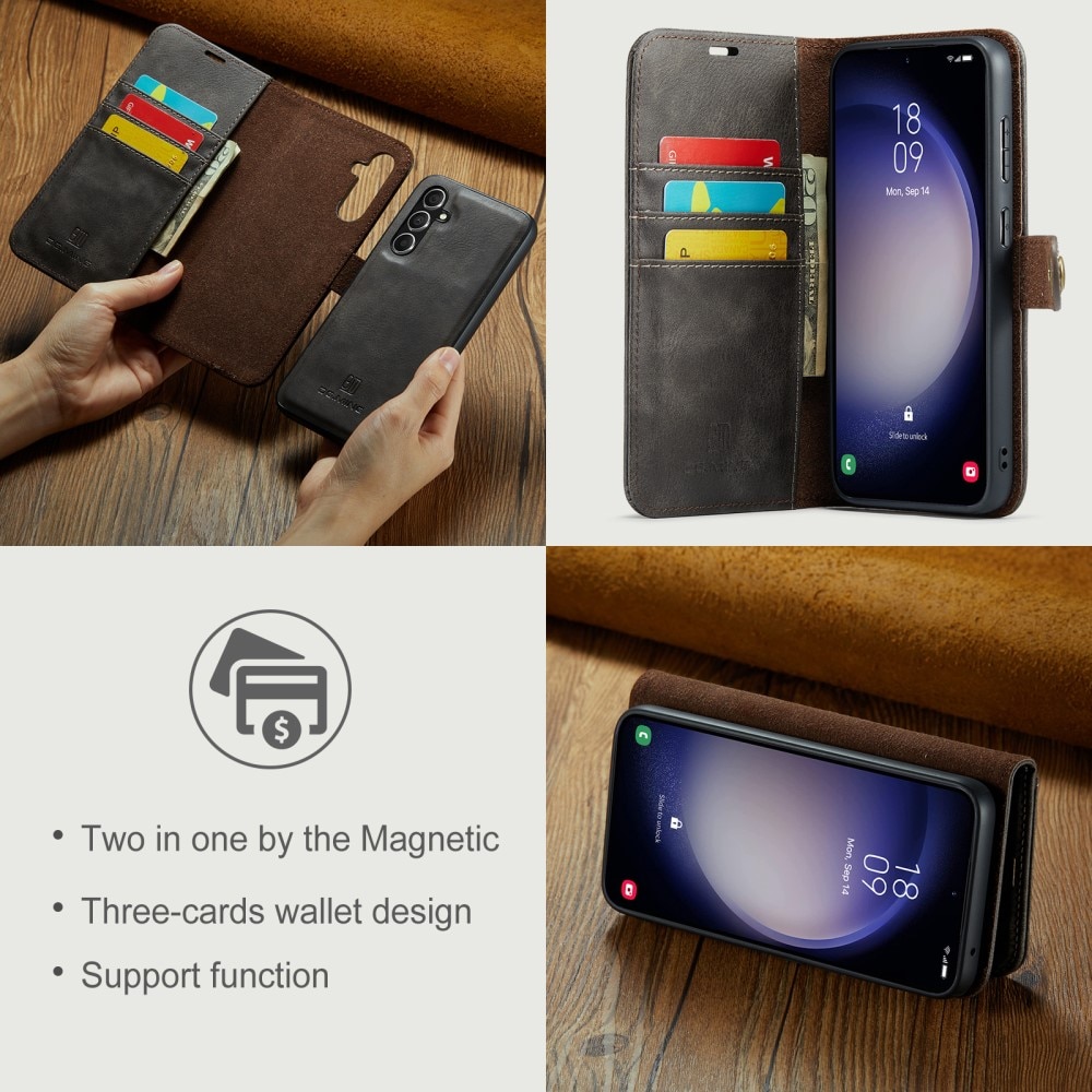 Magnet Wallet Samsung Galaxy A35 Brown