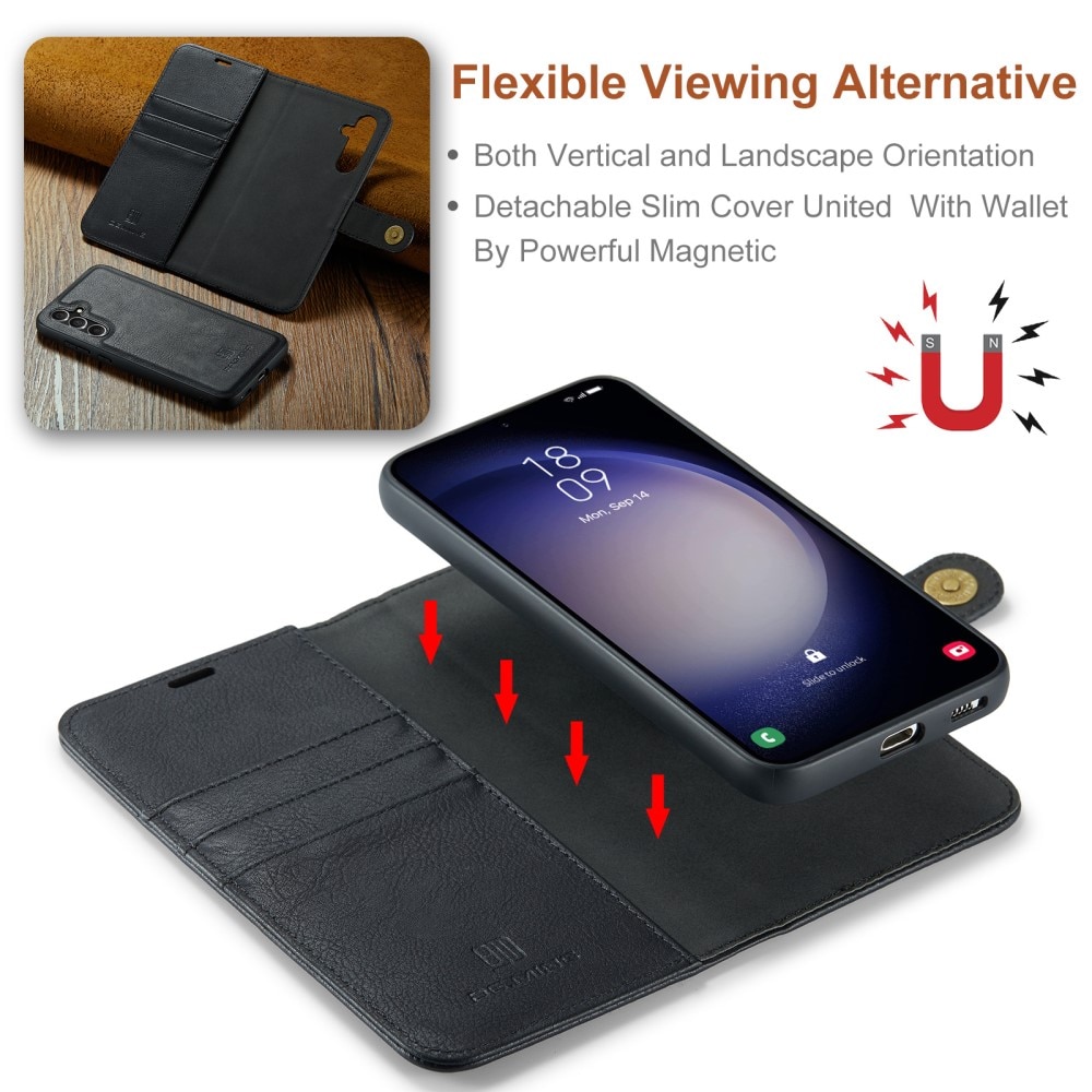 Magnet Wallet Samsung Galaxy A15 Black