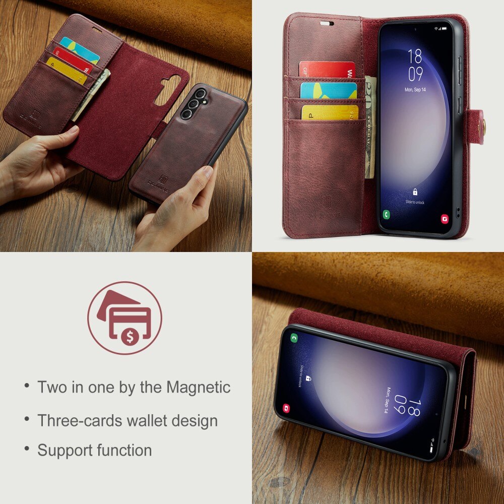 Magnet Wallet Samsung Galaxy A15 Red