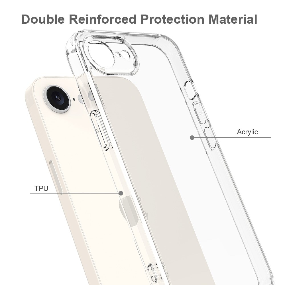 Hybridskal iPhone SE (2024) transparent