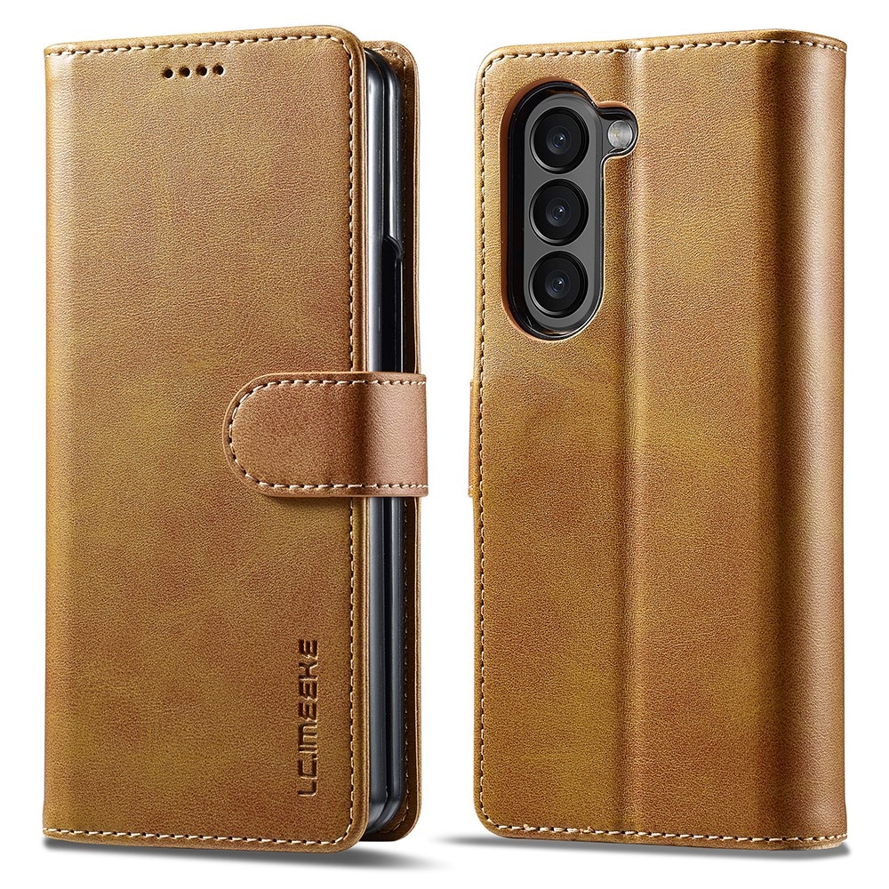 Plånboksfodral Samsung Galaxy Z Fold 6 cognac