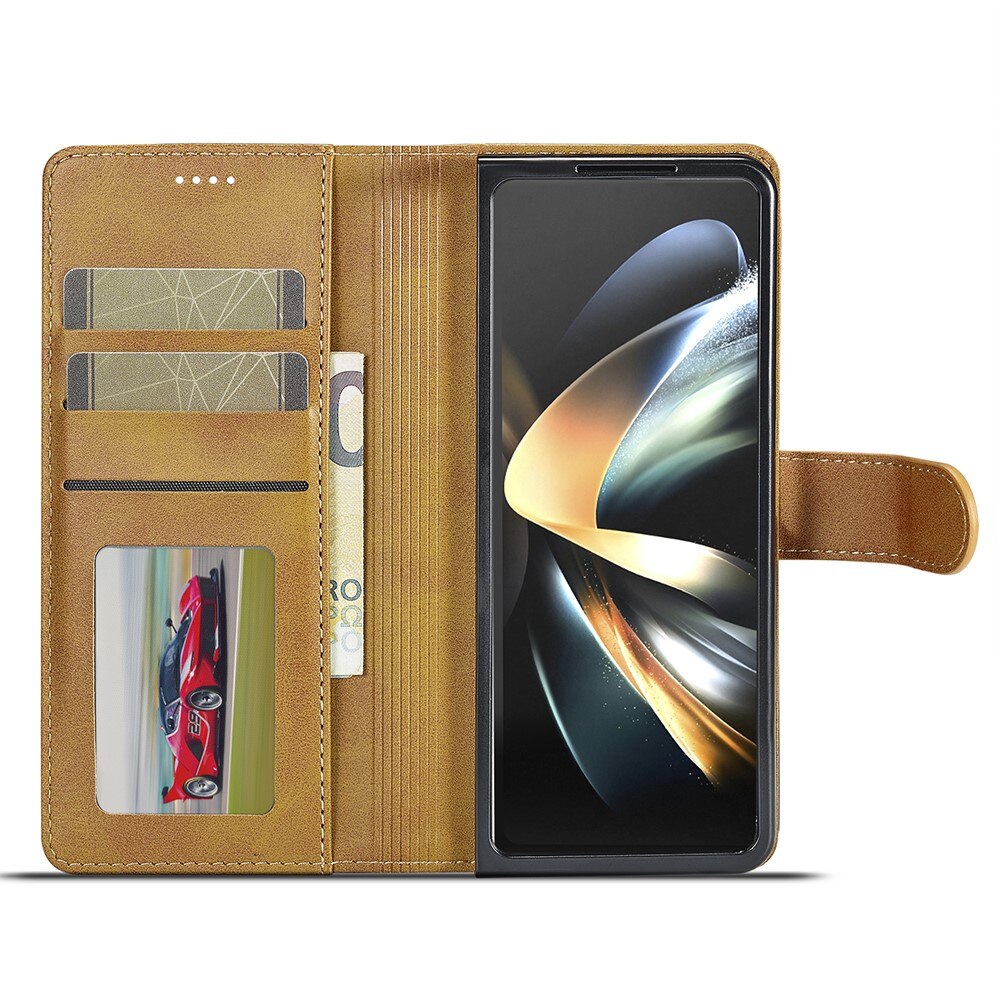 Plånboksfodral Samsung Galaxy Z Fold 6 cognac