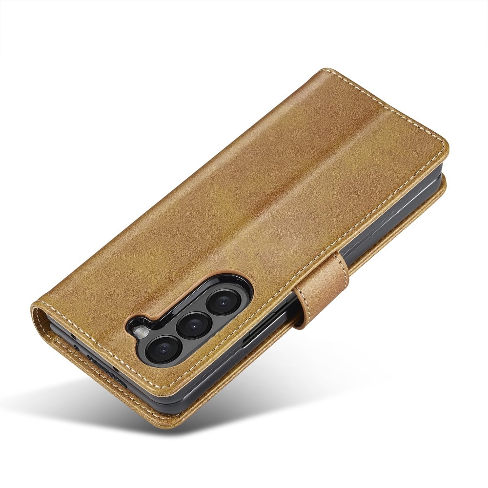 Plånboksfodral Samsung Galaxy Z Fold 6 cognac