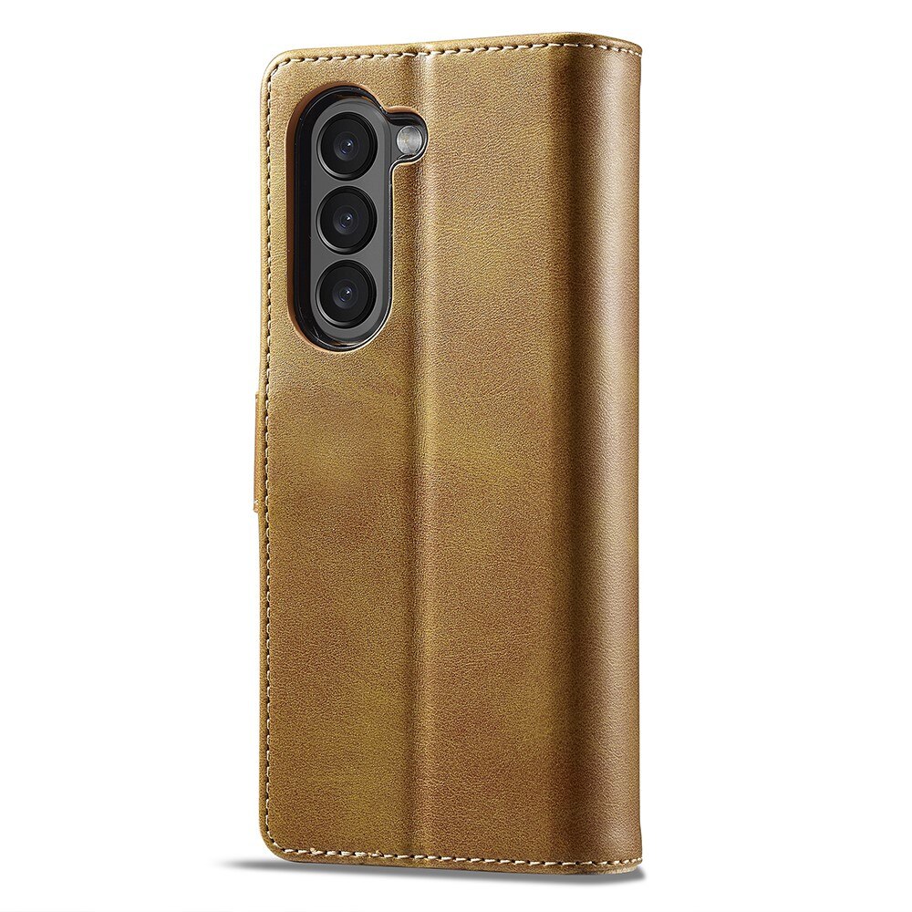 Plånboksfodral Samsung Galaxy Z Fold 6 cognac