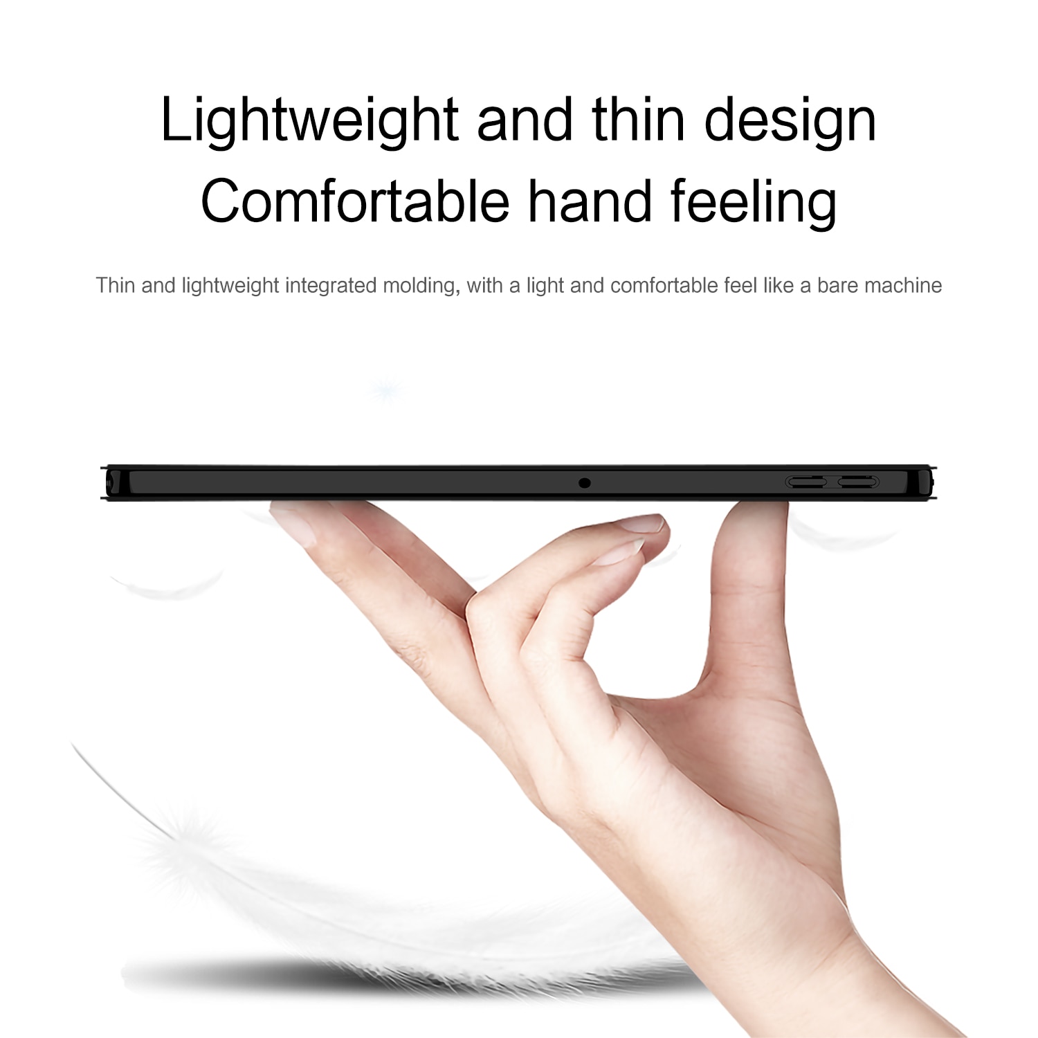 Fodral Tri-fold  Lenovo Tab 10.1 (2025) Svart