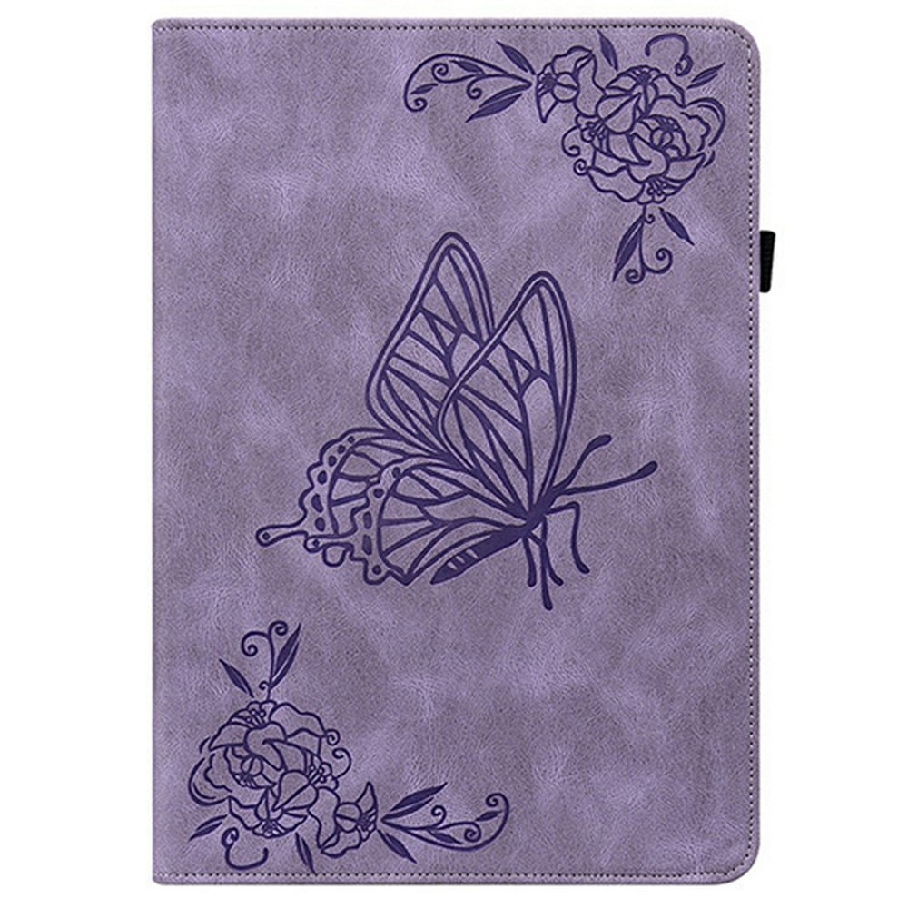 Läderfodral Fjärilar  Lenovo Tab Lila