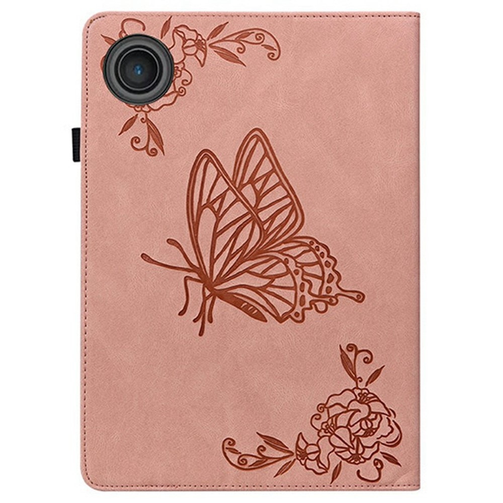 Läderfodral Fjärilar  Lenovo Tab Rosa