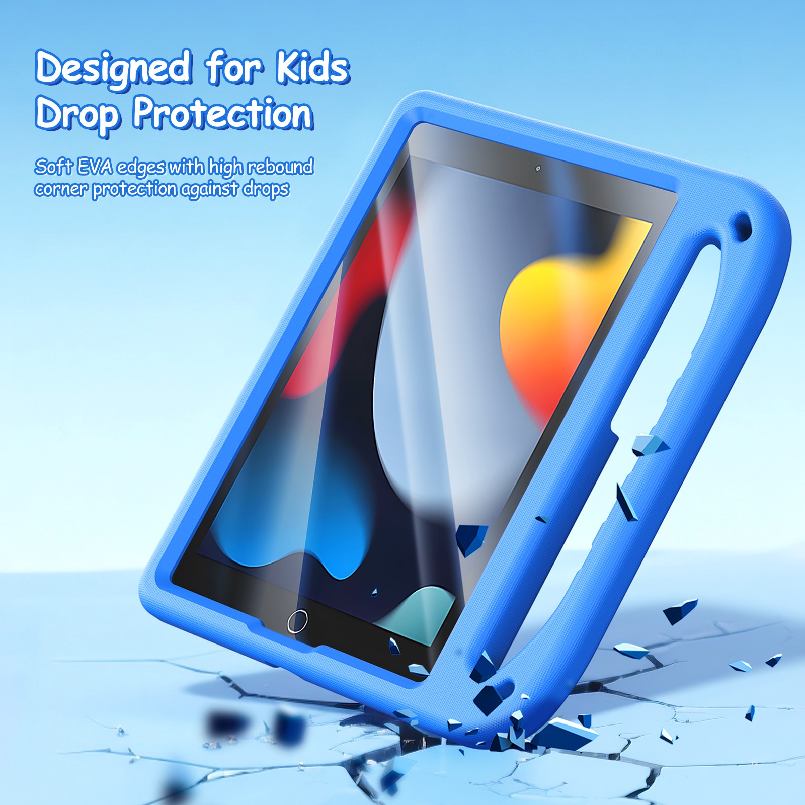 Puff Series EVA skal  Apple iPad 10.2 8th Gen (2020) Blå