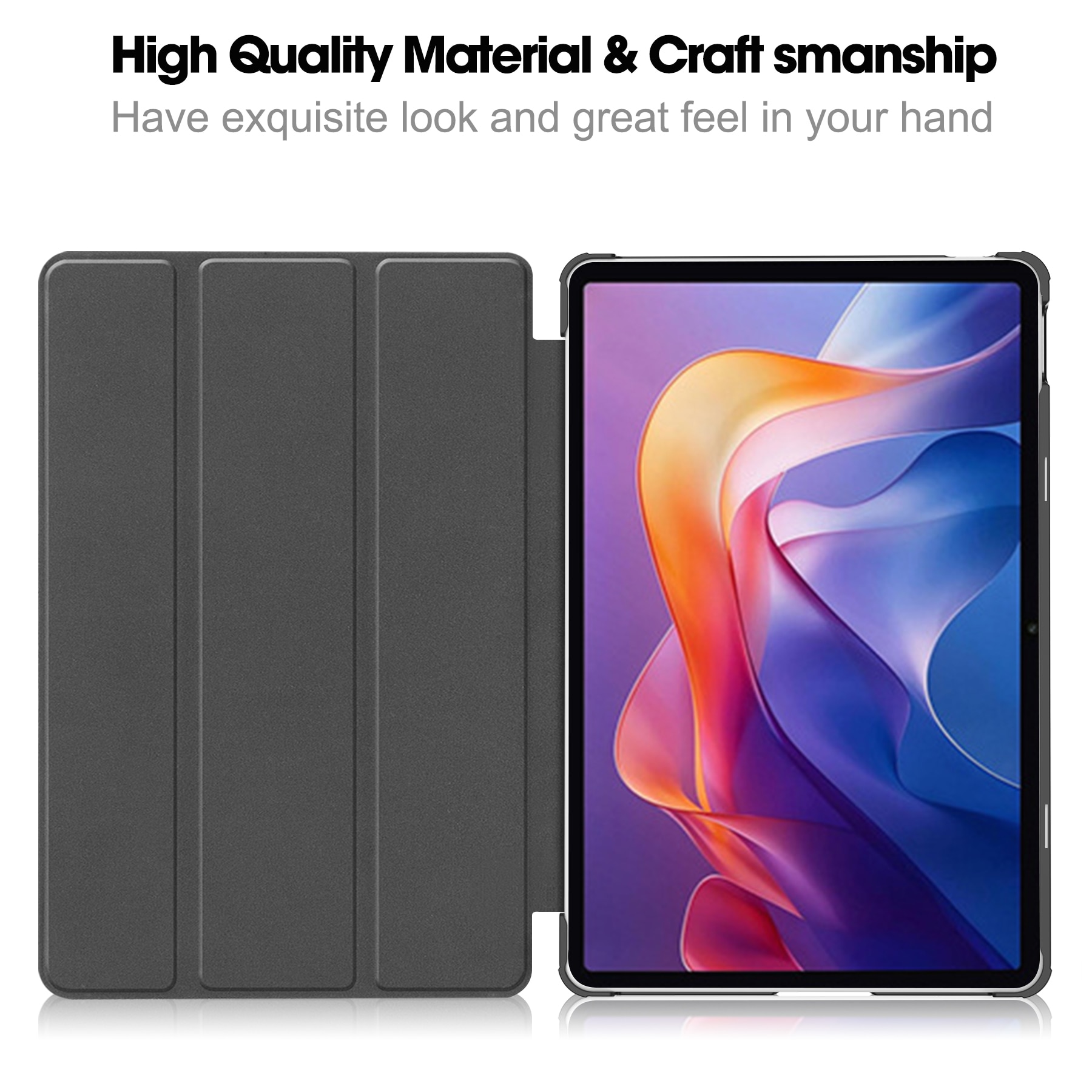 Fodral Tri-fold Xiaomi Redmi Pad 2 Svart