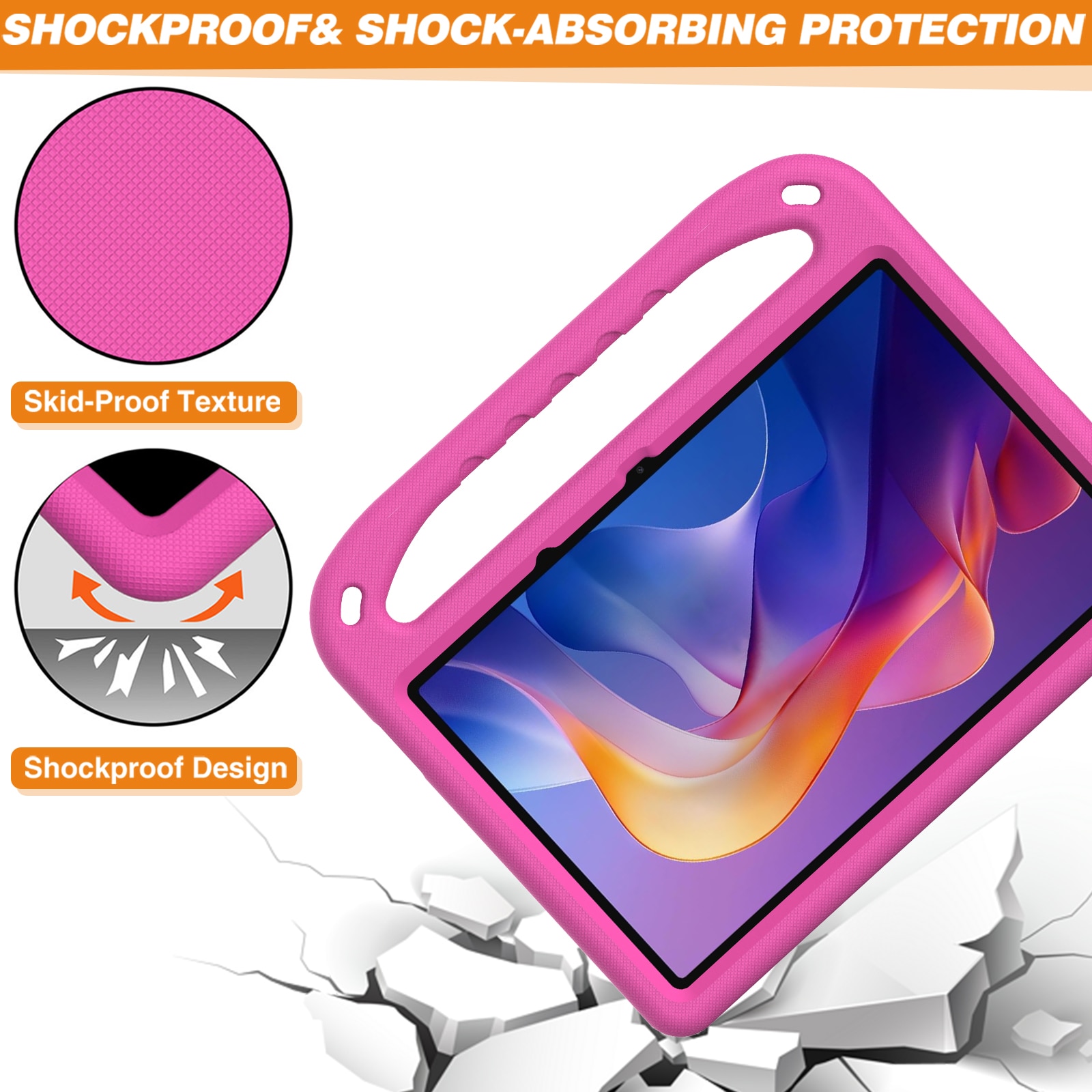 Skal EVA med Handtag Xiaomi Redmi Pad 2 Rosa