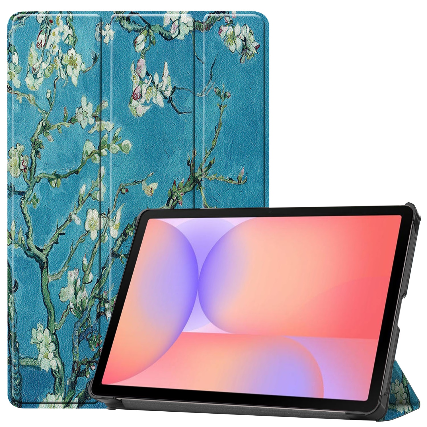 Fodral Tri-fold Samsung Galaxy S10 Lite - Körsbärsblommor