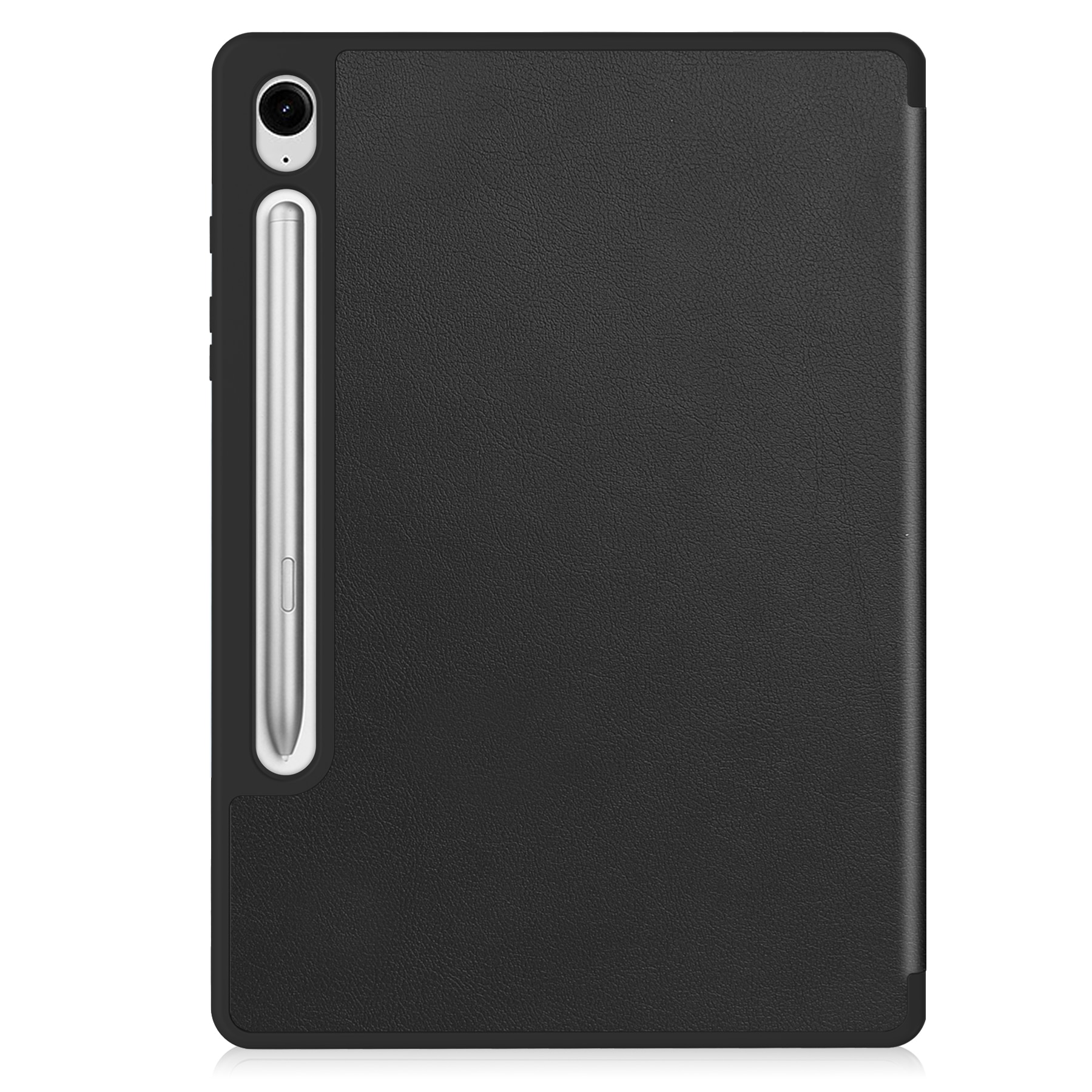 Samsung Galaxy Tab S10 Lite Fodral Tri-fold med Pencil-hållare Svart
