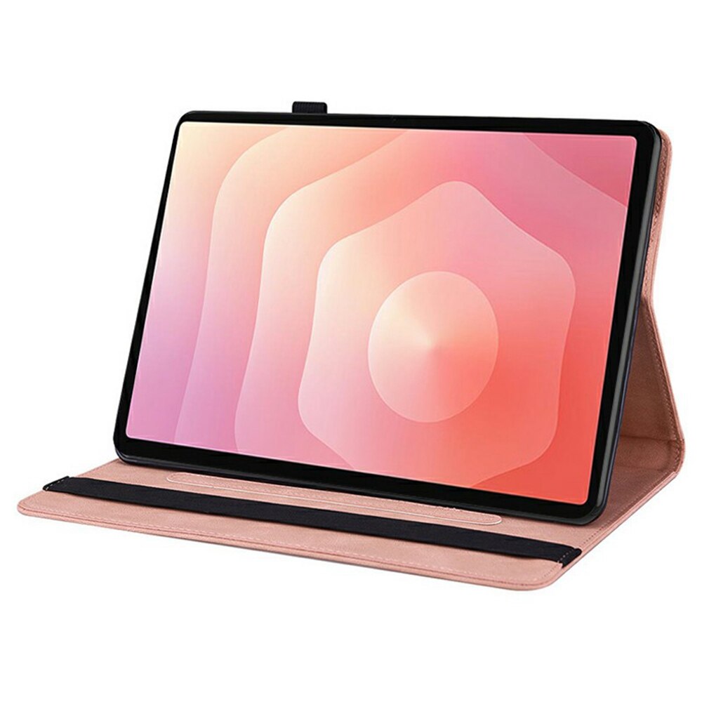 Läderfodral Fjärilar Samsung Galaxy Tab S11 Rosa