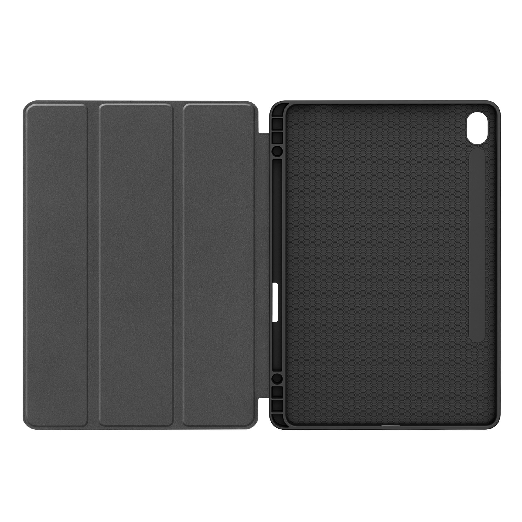 Samsung Galaxy Tab S11 Fodral Tri-fold med Pencil-hållare Svart