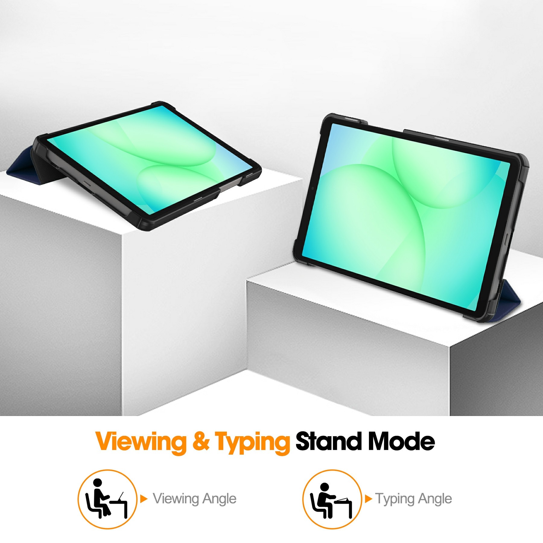 Fodral Tri-fold Samsung Galaxy Tab A11 Blå