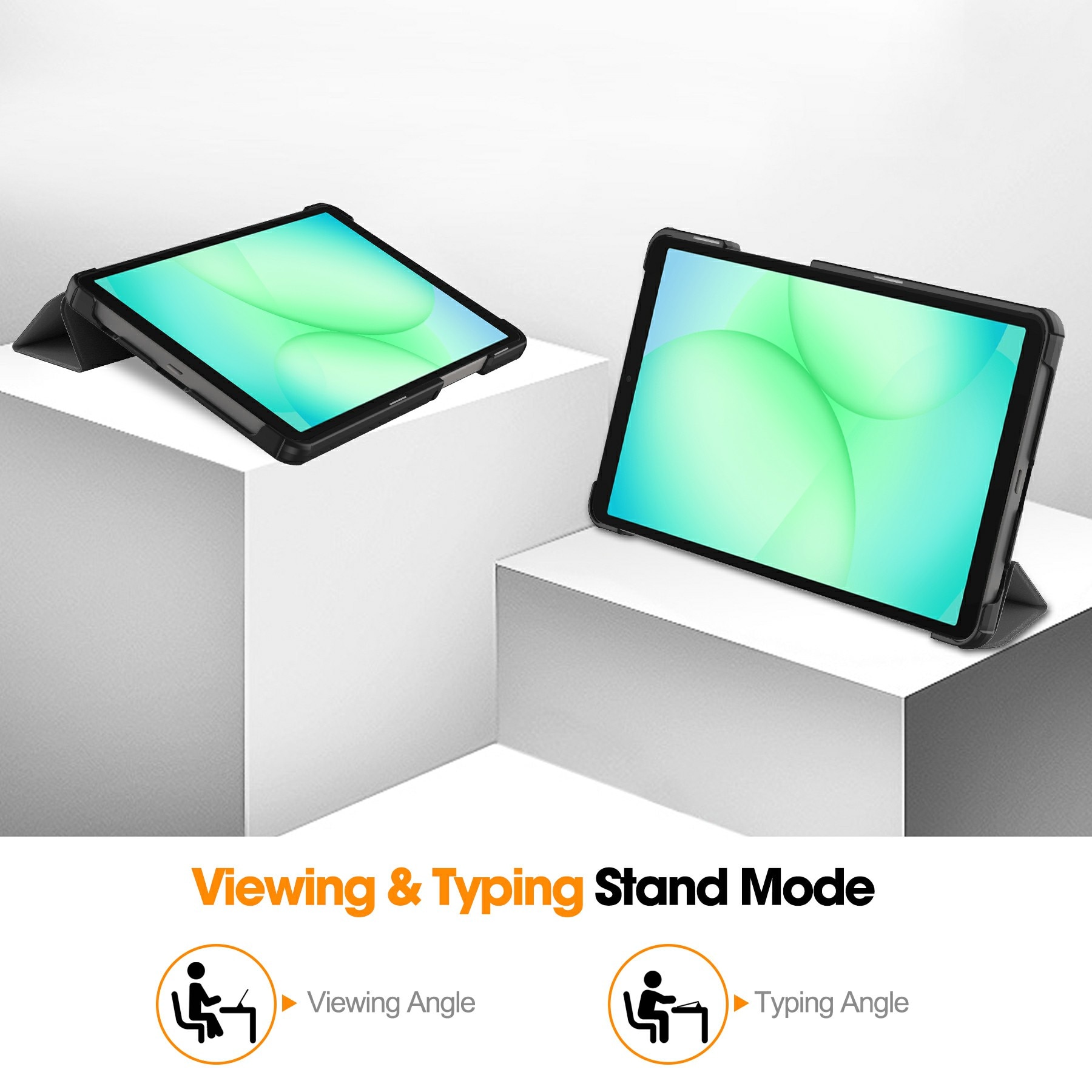 Fodral Tri-fold Samsung Galaxy Tab A11 Grå