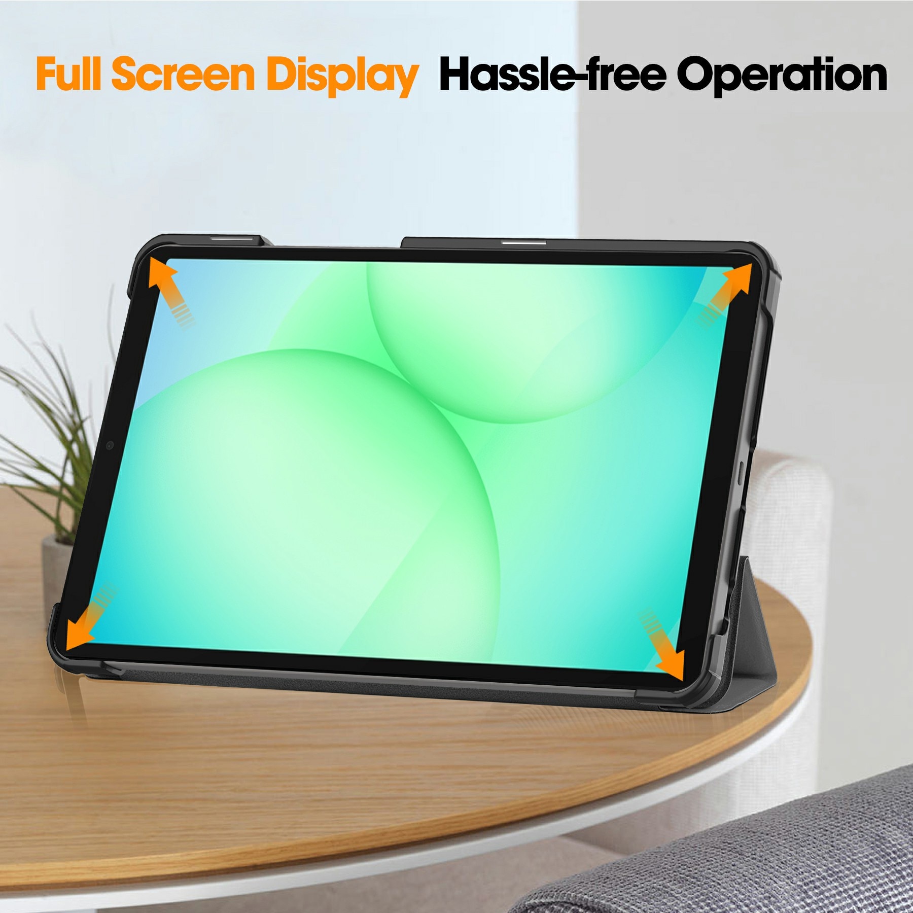 Fodral Tri-fold Samsung Galaxy Tab A11 Grå