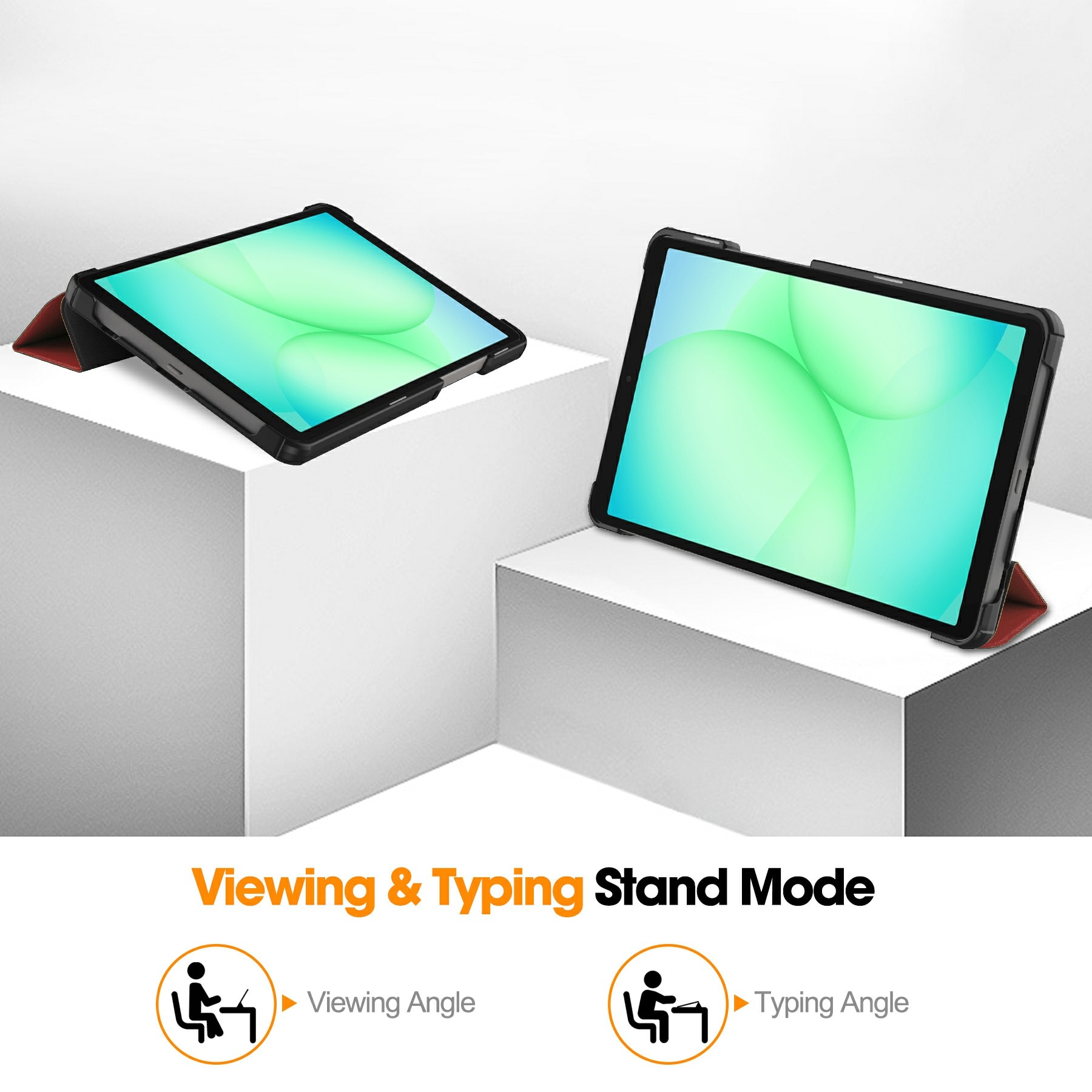 Fodral Tri-fold Samsung Galaxy Tab A11 Röd