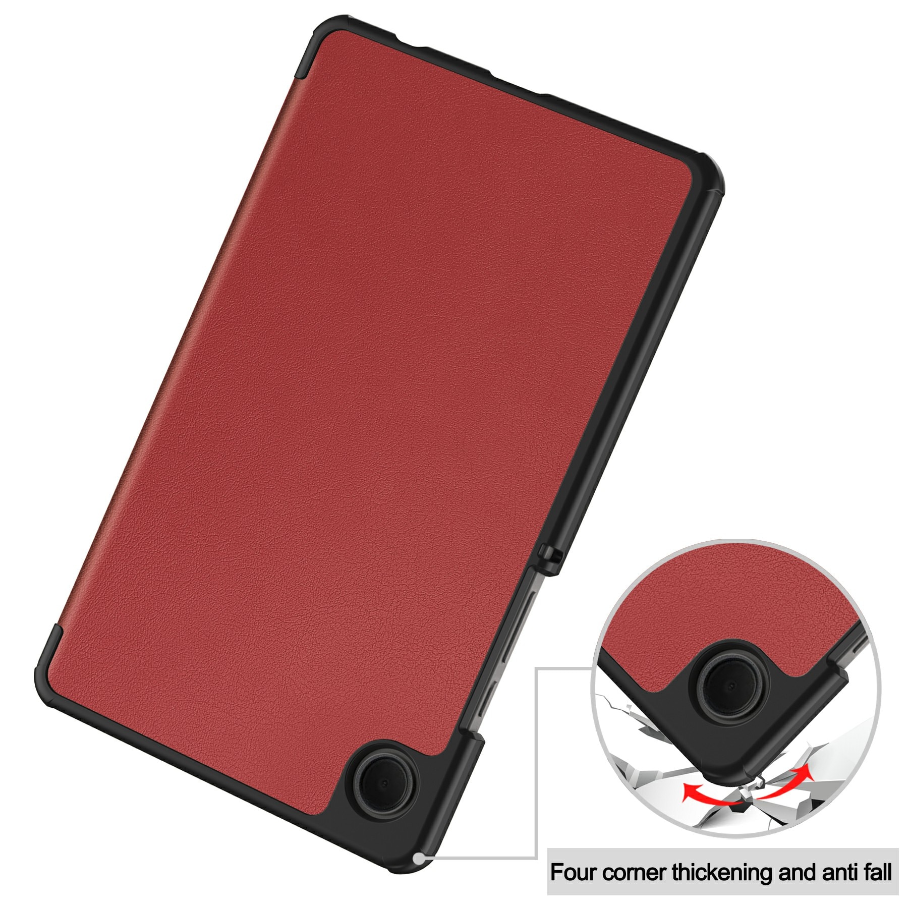 Fodral Tri-fold Samsung Galaxy Tab A11 Röd