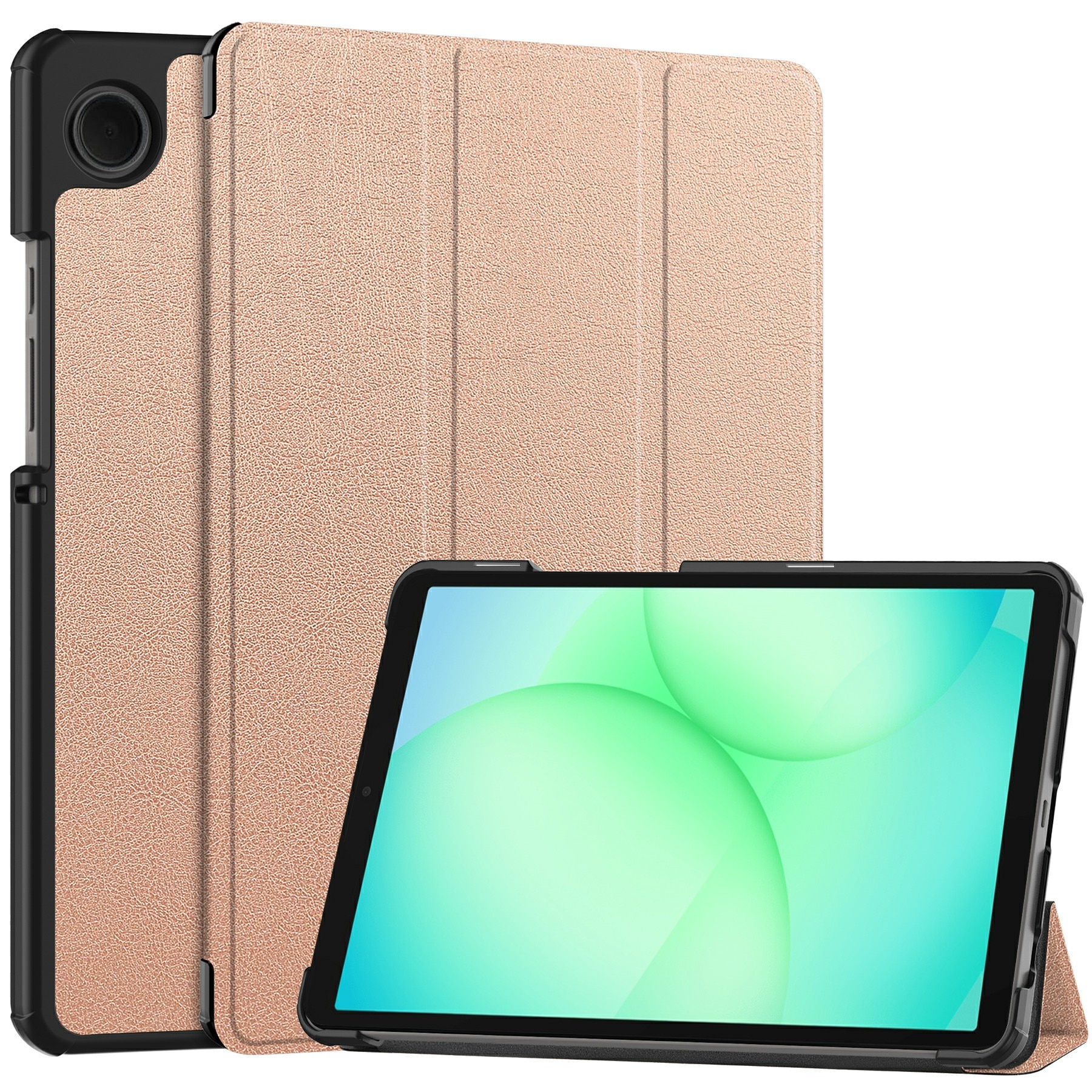 Fodral Tri-fold Samsung Galaxy Tab A11 Roséguld