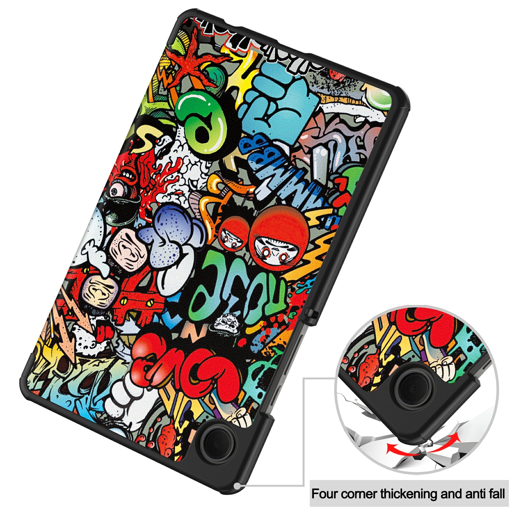Fodral Tri-fold Samsung Galaxy Tab A11 Graffiti