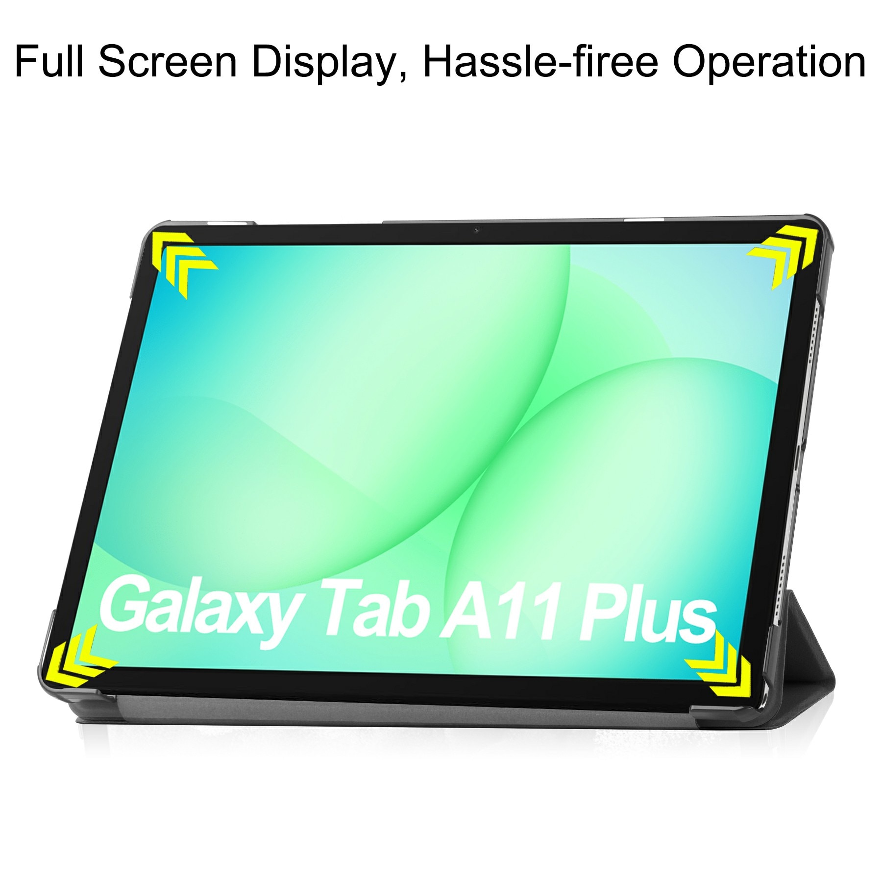 Fodral Tri-fold Samsung Galaxy Tab A11 Plus Svart