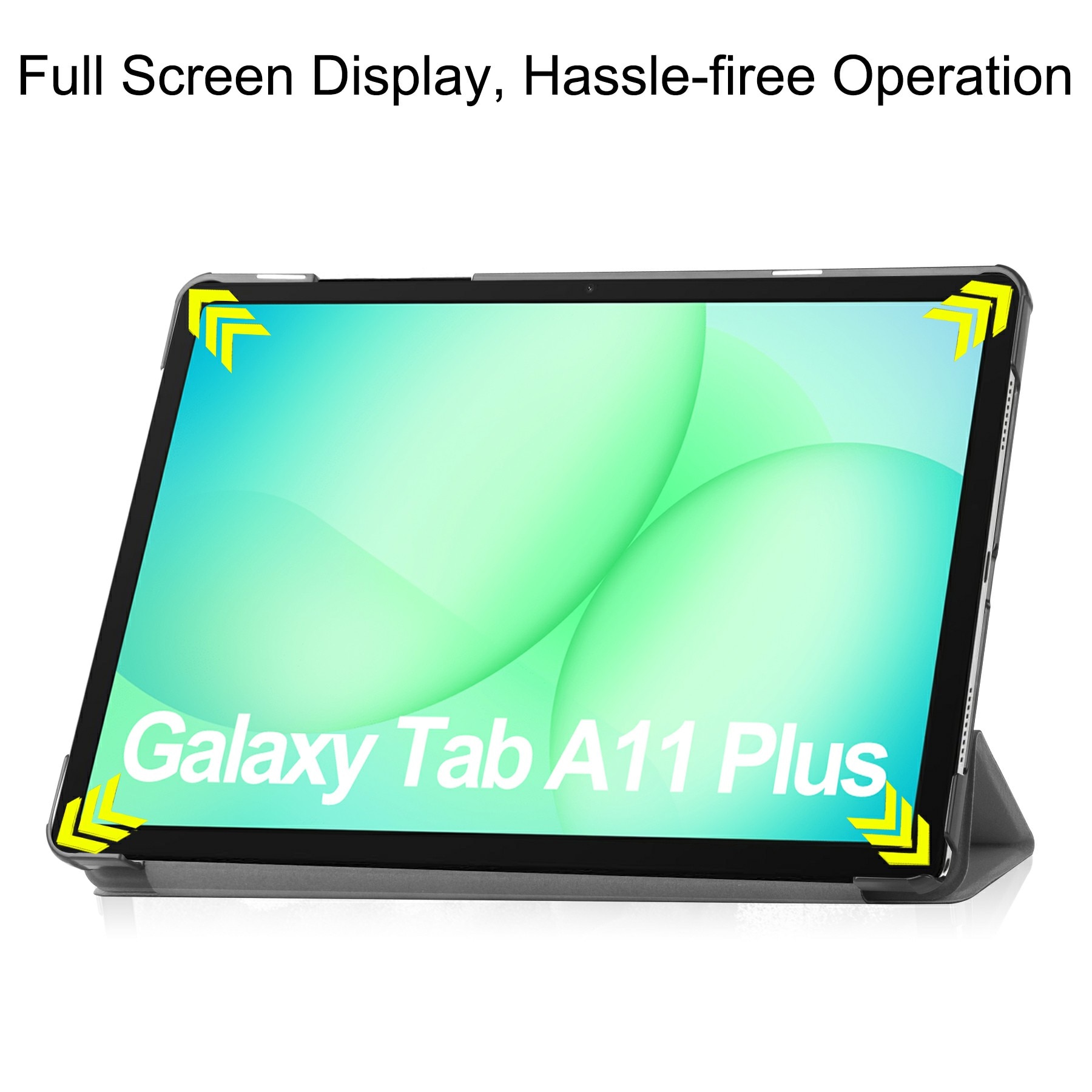 Fodral Tri-fold Samsung Galaxy Tab A11 Plus Grå