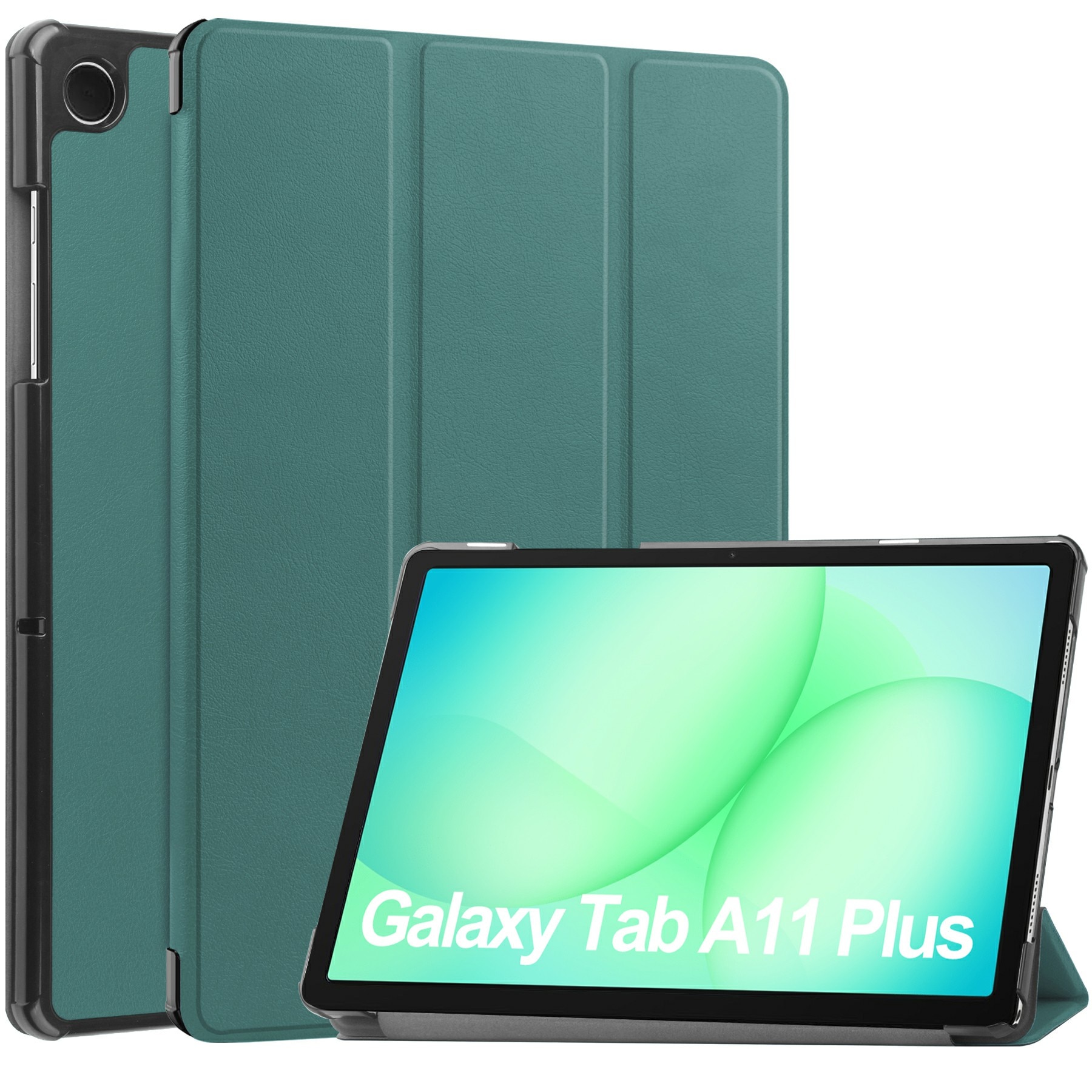 Fodral Tri-fold Samsung Galaxy Tab A11 Plus Röd
