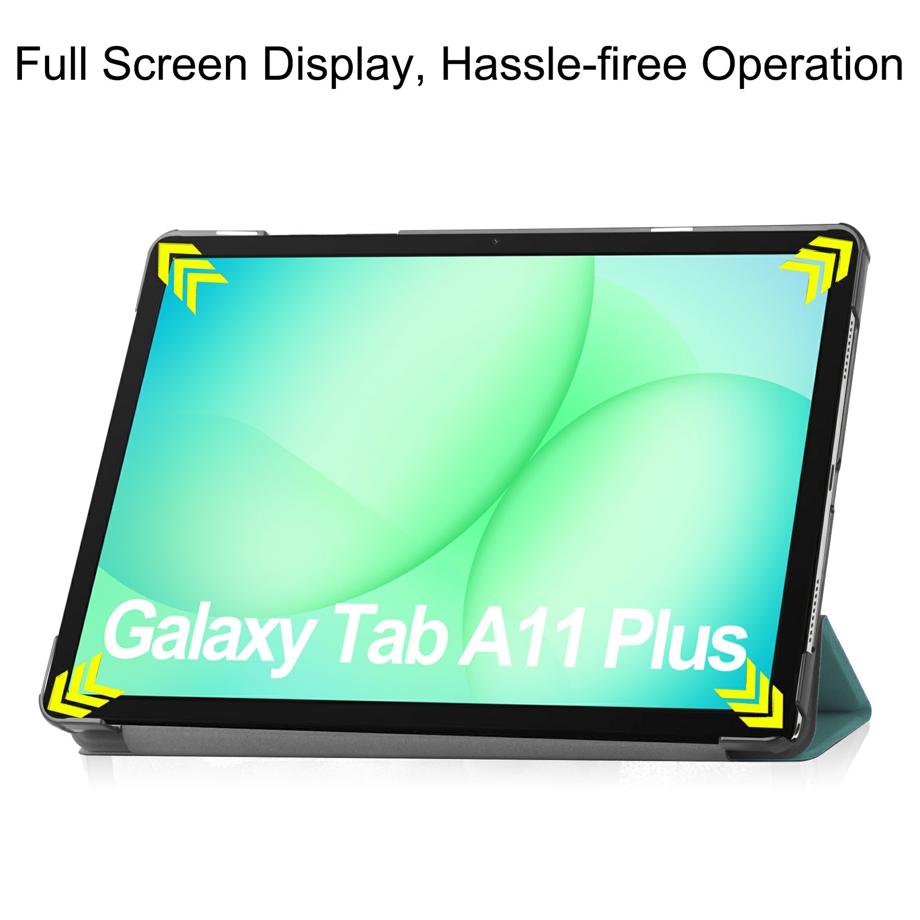 Fodral Tri-fold Samsung Galaxy Tab A11 Plus Röd