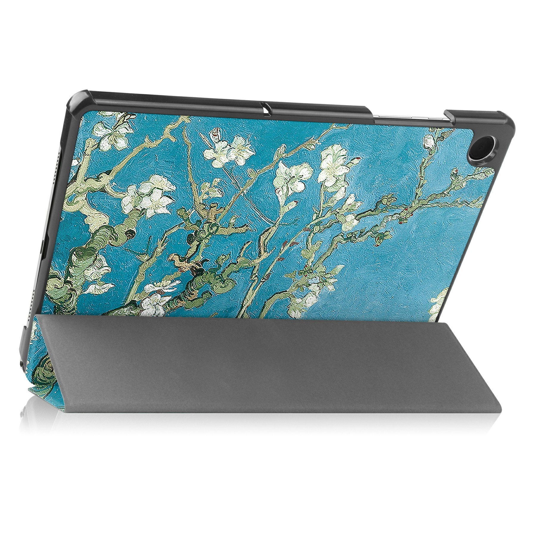 Fodral Tri-fold Samsung Galaxy Tab A11 Plus - Körsbärsblommor