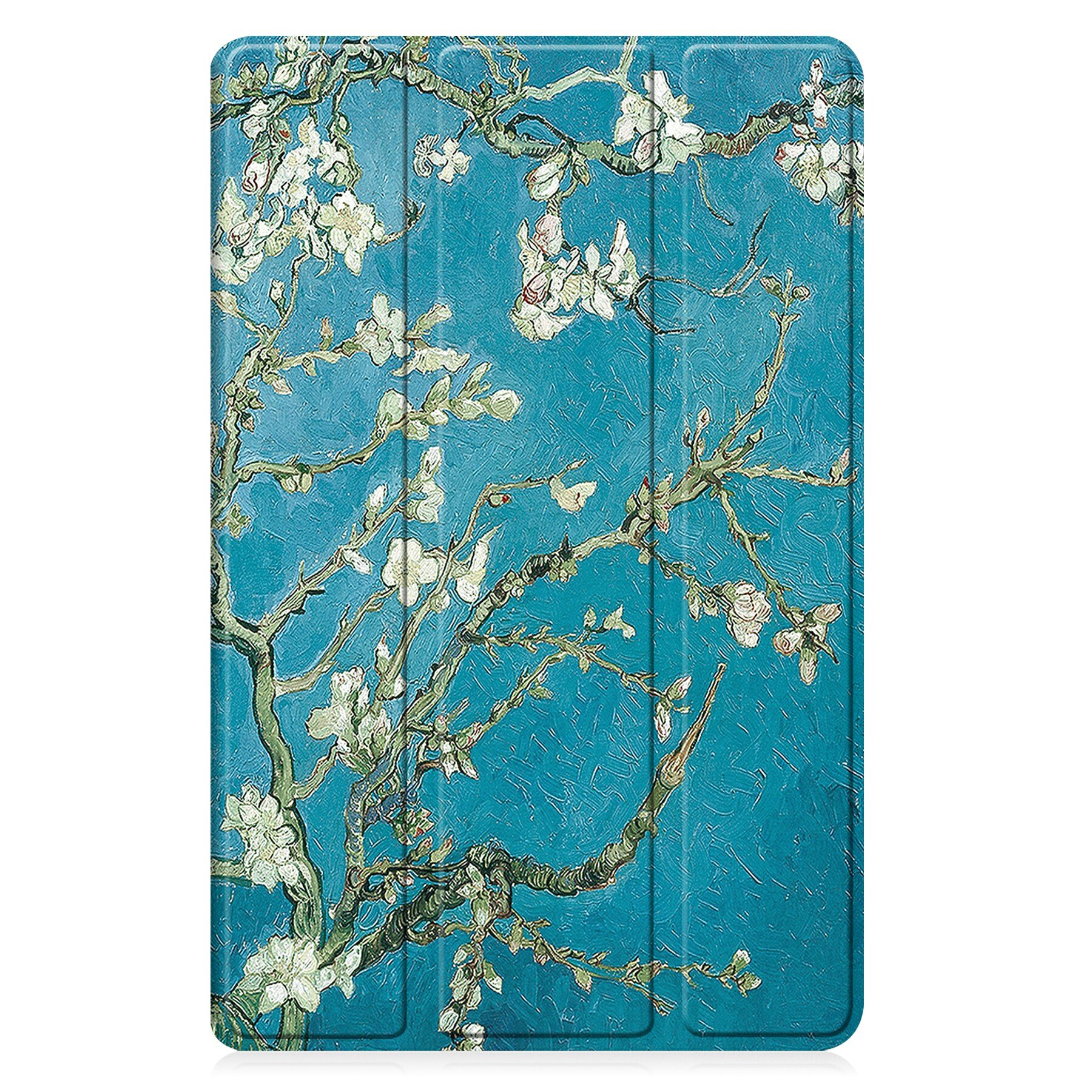 Fodral Tri-fold Samsung Galaxy Tab A11 Plus - Körsbärsblommor
