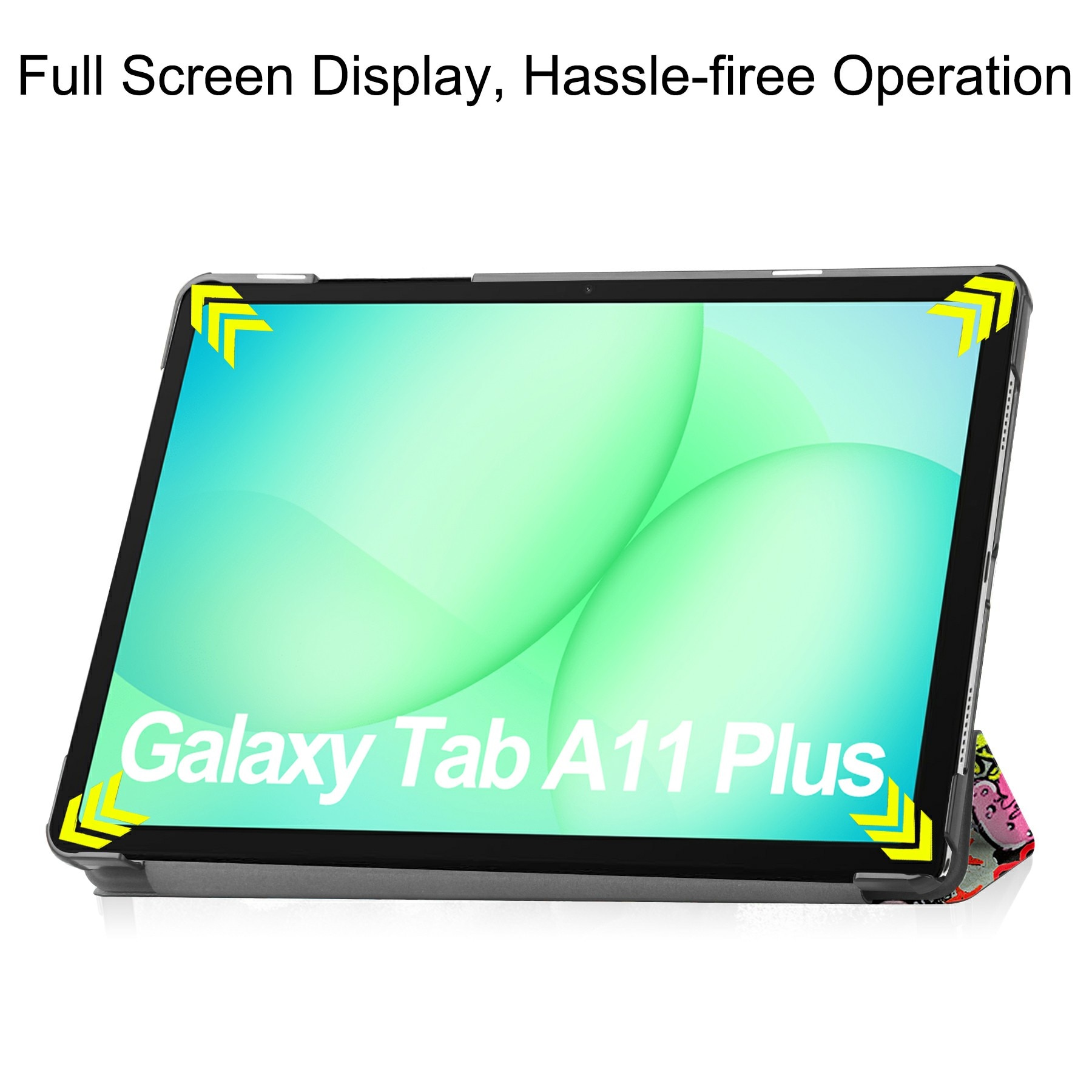 Fodral Tri-fold Samsung Galaxy Tab A11 Plus Graffiti