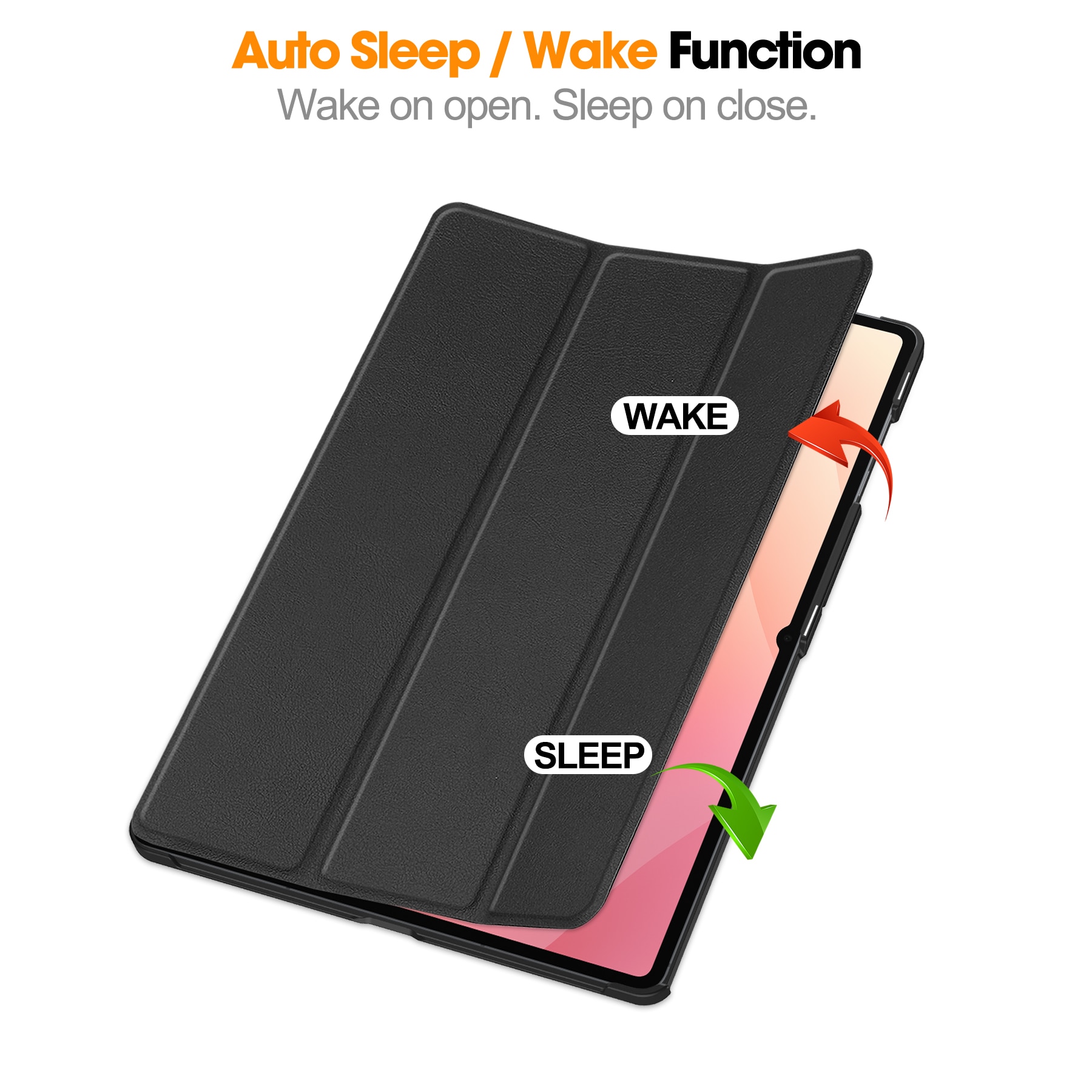 Fodral Tri-fold Samsung Galaxy Tab S11 Ultra Svart