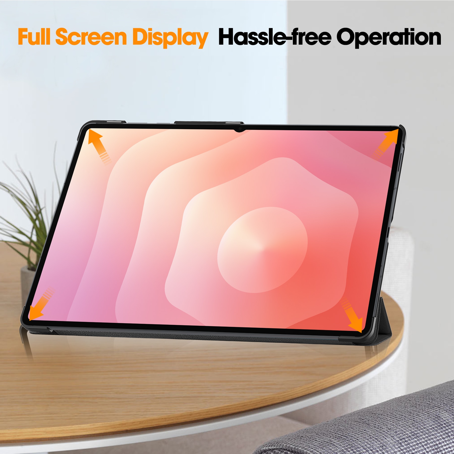 Fodral Tri-fold Samsung Galaxy Tab S11 Ultra Svart