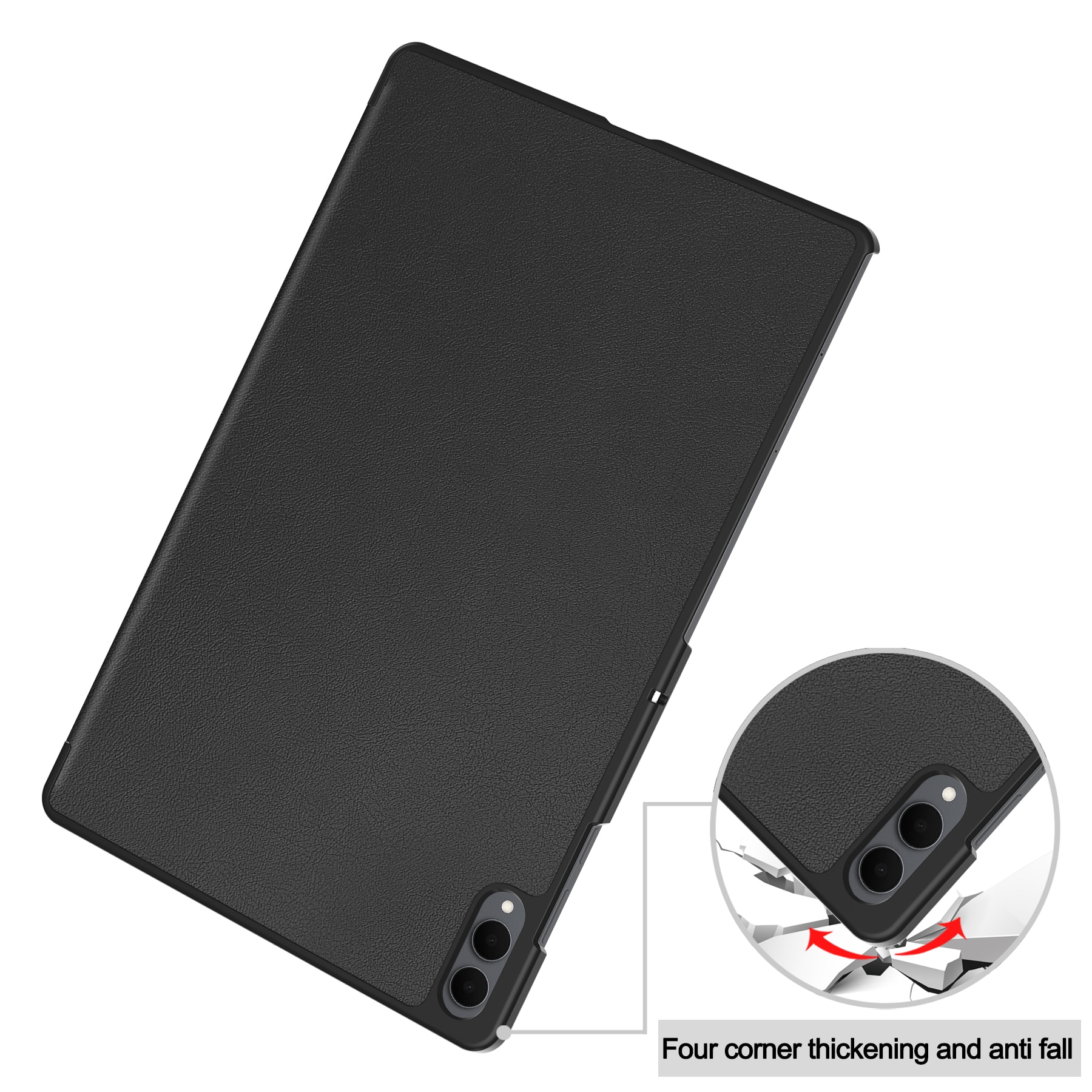 Fodral Tri-fold Samsung Galaxy Tab S11 Ultra Svart