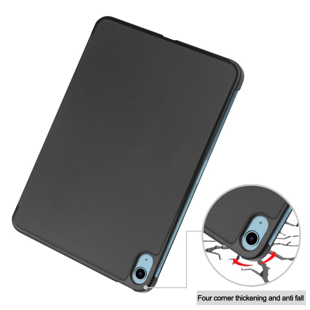 iPad 10.9 10th Gen (2022) Fodral Tri-fold svart