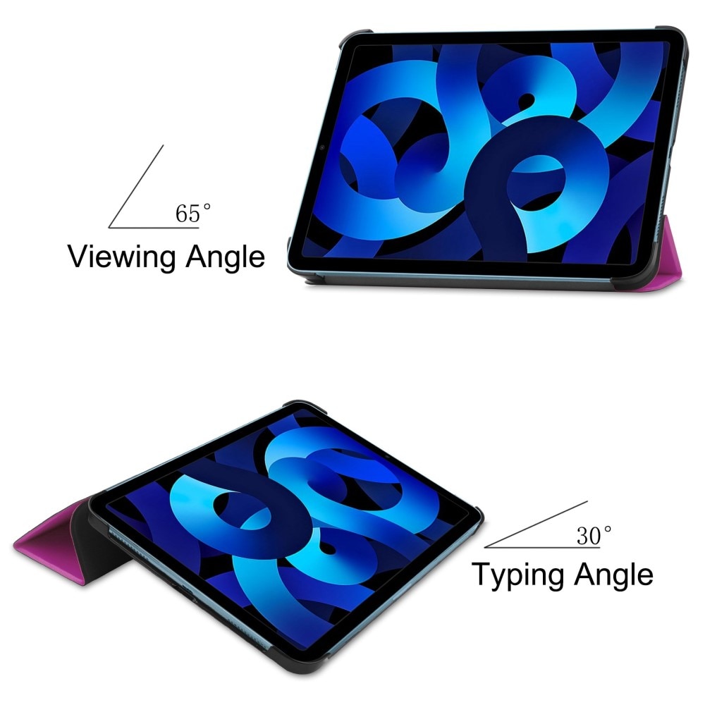 iPad 10.9 10th Gen (2022) Fodral Tri-fold lila