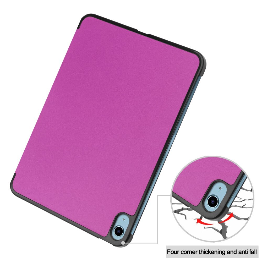 iPad 10.9 10th Gen (2022) Fodral Tri-fold lila